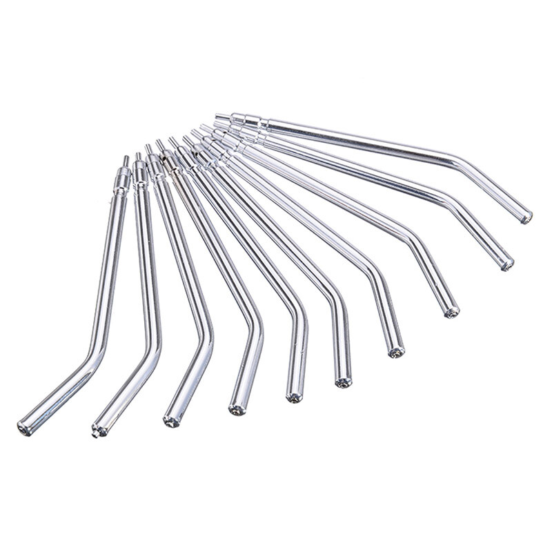 10PCS Dental Air Water Spray Triple Syringe 3 Way Handpiece w/ Nozzles/Tips/Tube
