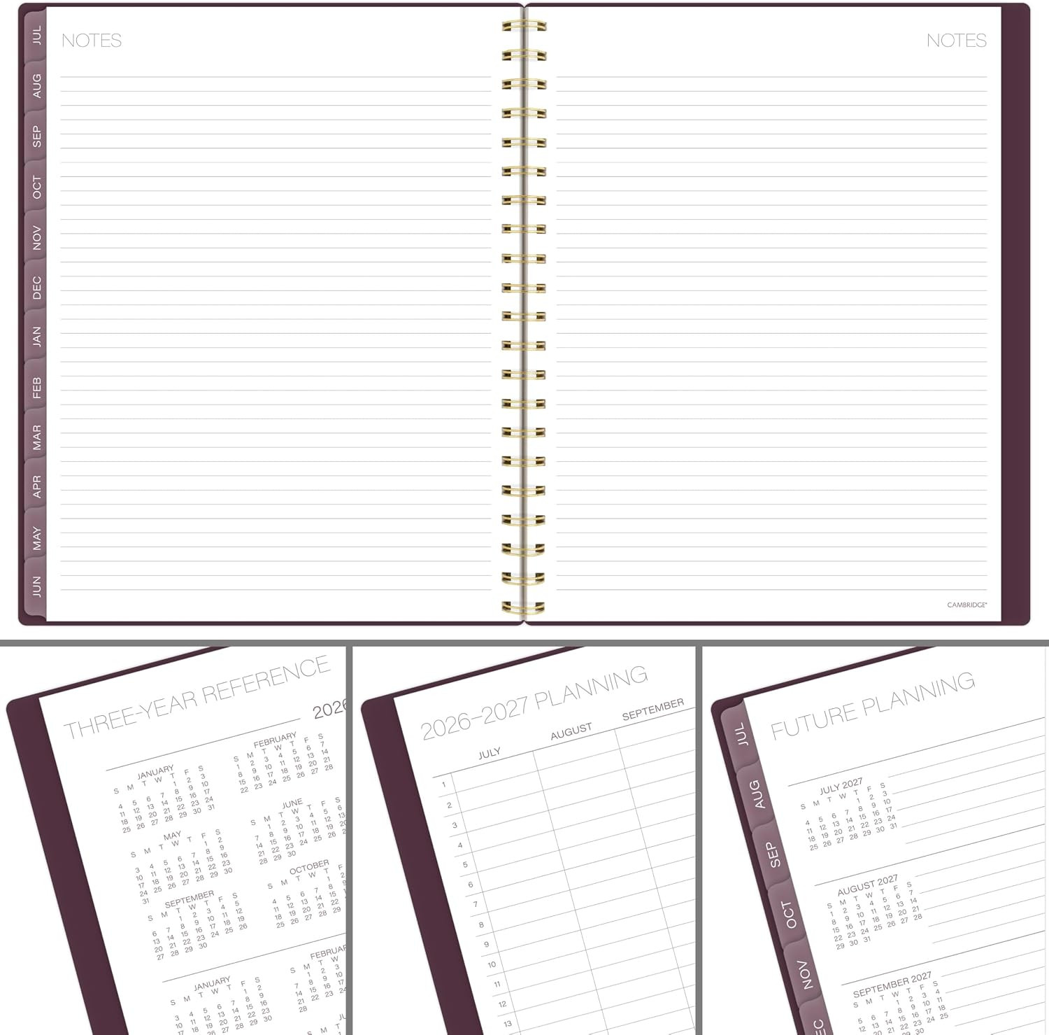 Planner 2026-2027 Weekly & Monthly Academic 12-Month July-June, 8-1/2″ X 11″, St