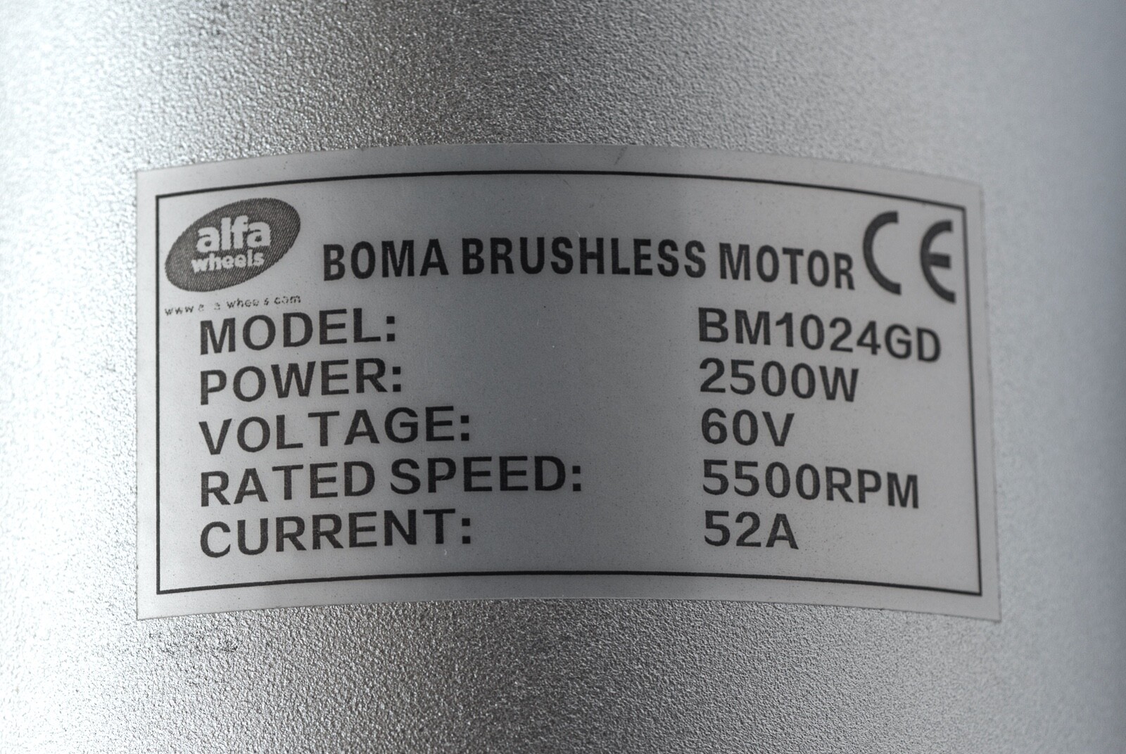 Electric Brushless Motor 2500W 60V GoKart BOMA BLDC+42A controller Scooter Trike