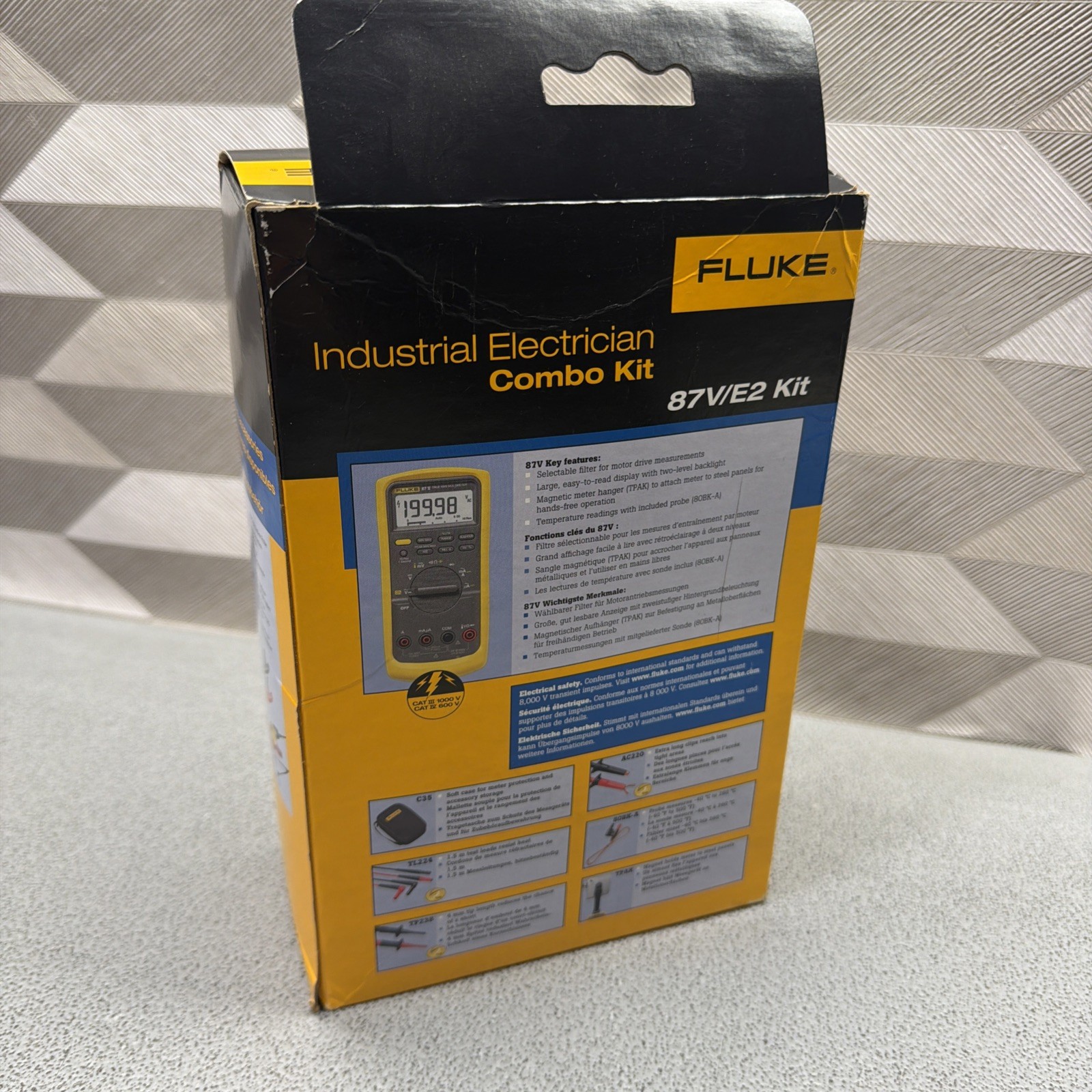 FLUKE 87V/E2 KIT INDUSTRIAL ELECTRICIAN COMBO KIT