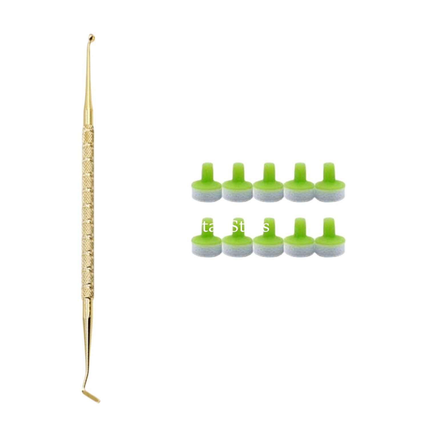 Dental OptraSculpt Foam Pads Kit Veneer Composite Resin Filling Spatula Handle
