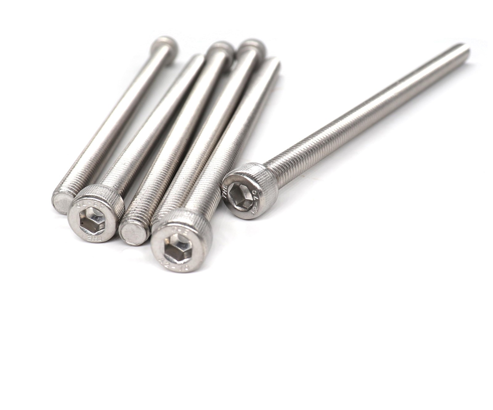 binifiMux 6pcs M5 x 120mm – 0.8mm Pitch Hex Socket Cap M5x120mm 6pcs, silver