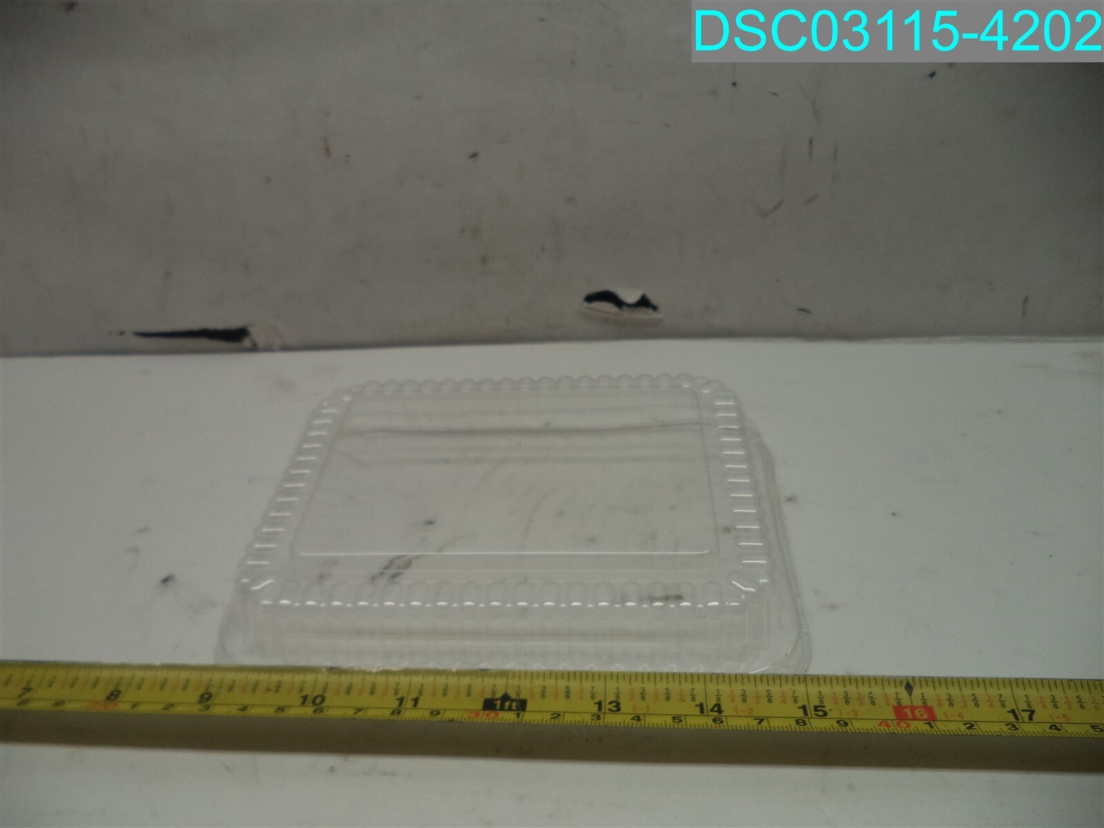 QTY=1750: Polar Pak Clear Universal Dome Lid for Snack Tray (21939)