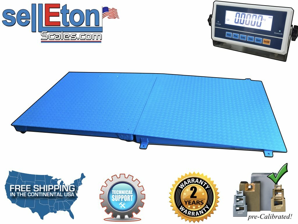Selleton Sl-4×4-10k-Nn Floor Scale / Pallet Size With Capacity 10,000 Lb x 1 Lb