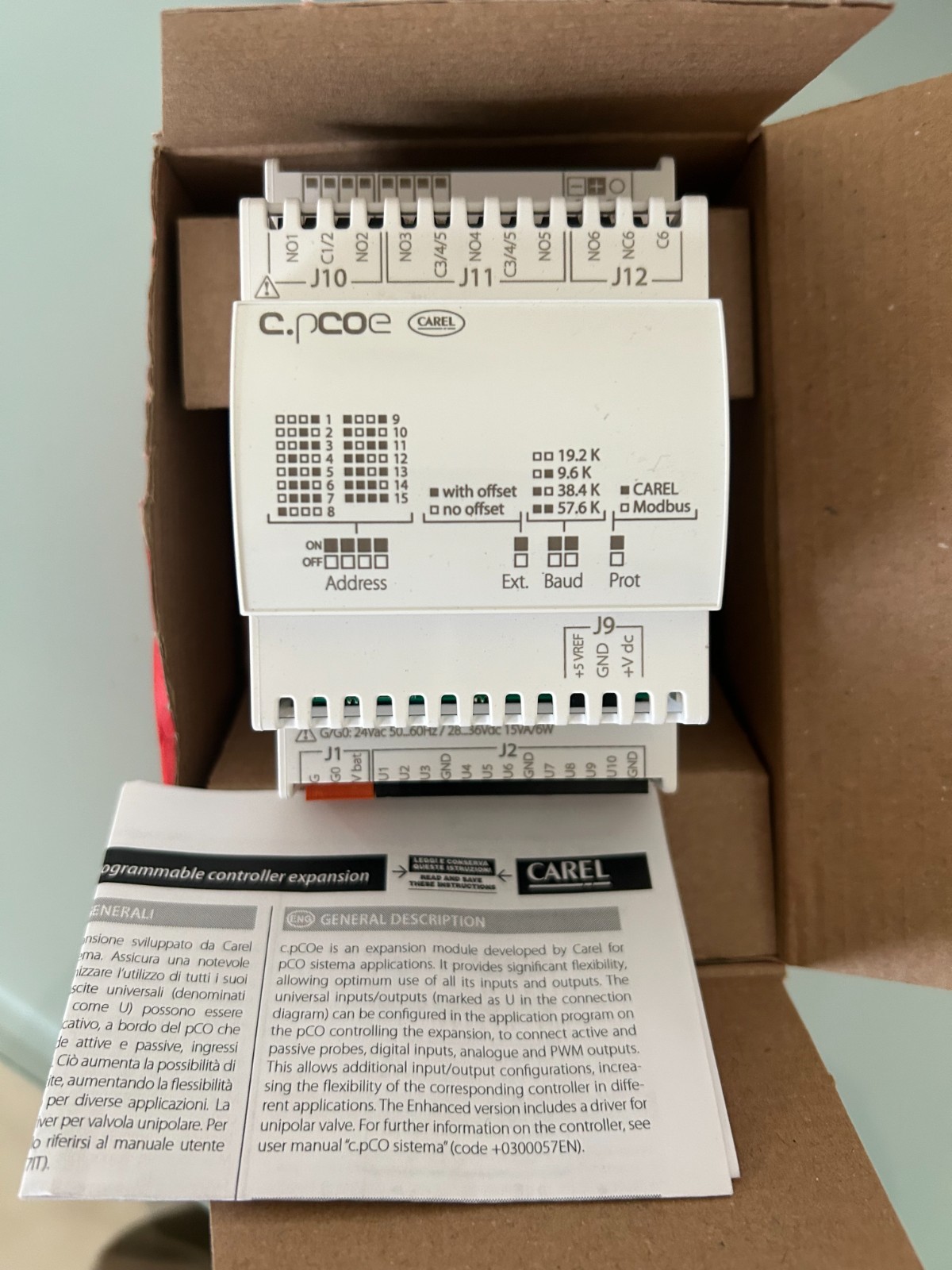 Carel c. Pcoe basic 16 i/o controller (p+e0000000000)