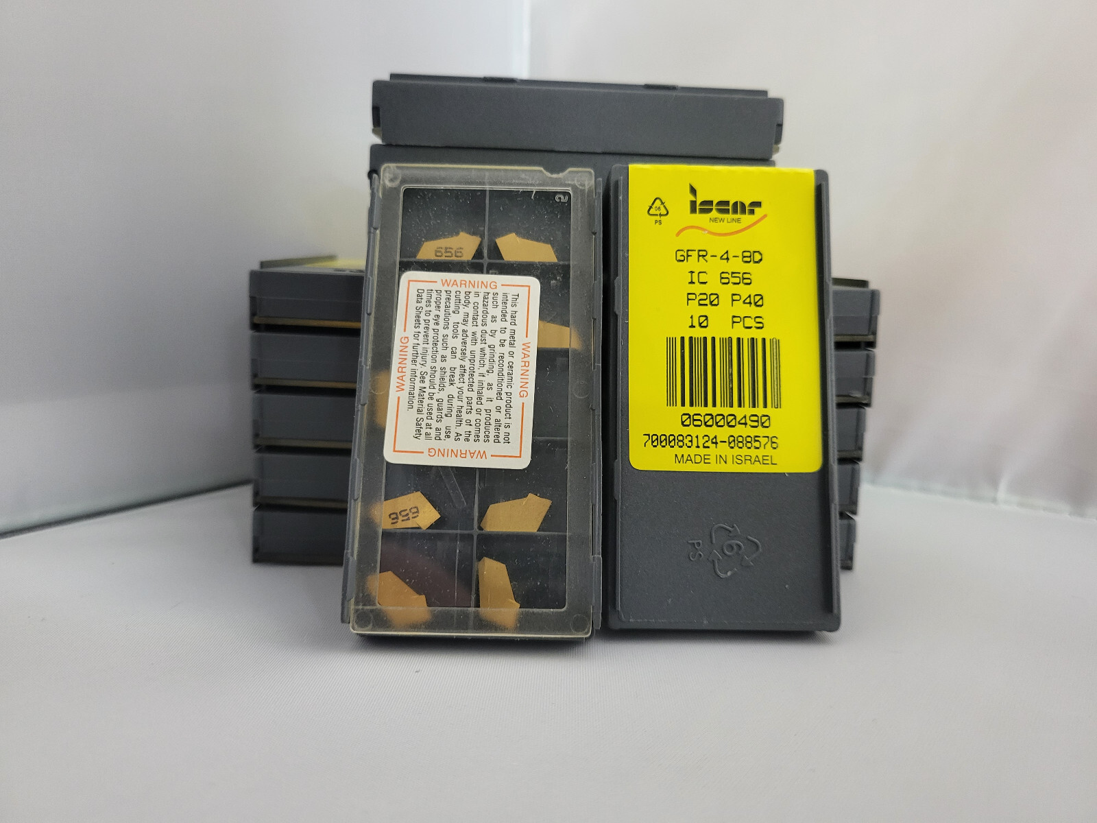 6000490 ISCAR GFR 4 8D IC-656 INSERT – ONE BOX OF 10