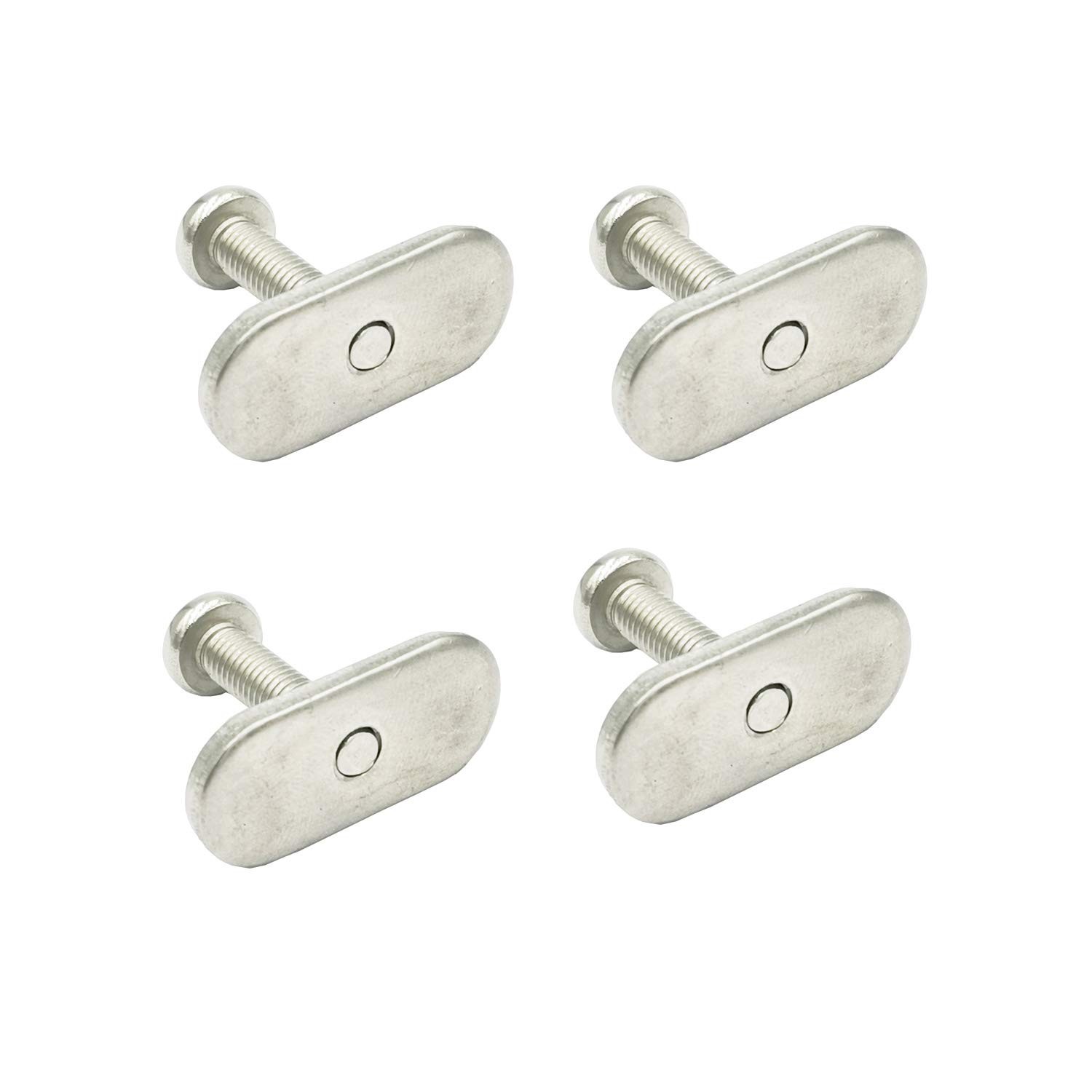 4 Pcs Rail Track Screws Track Nuts Stainless Steel Screws Nuts Hardware Repla…