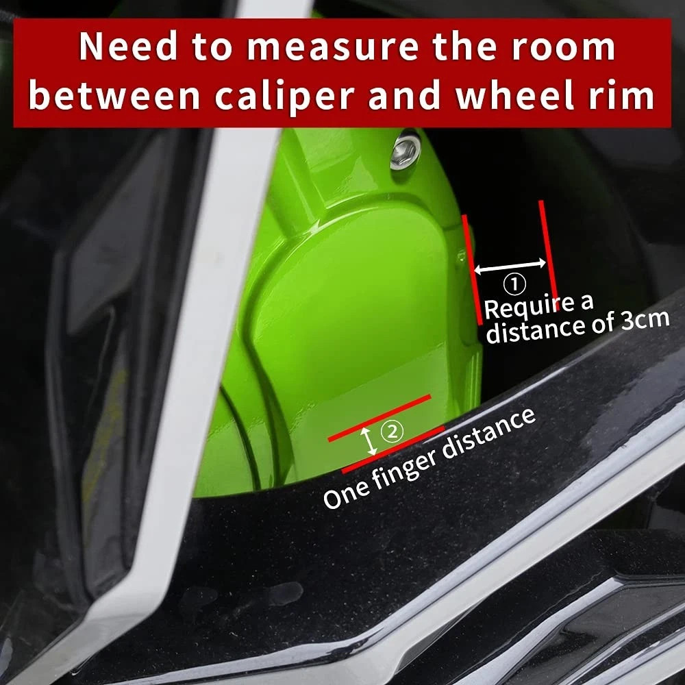 Green Aluminum Brake Caliper Covers for Toyota Tundra 2022-2026 Front and Rear
