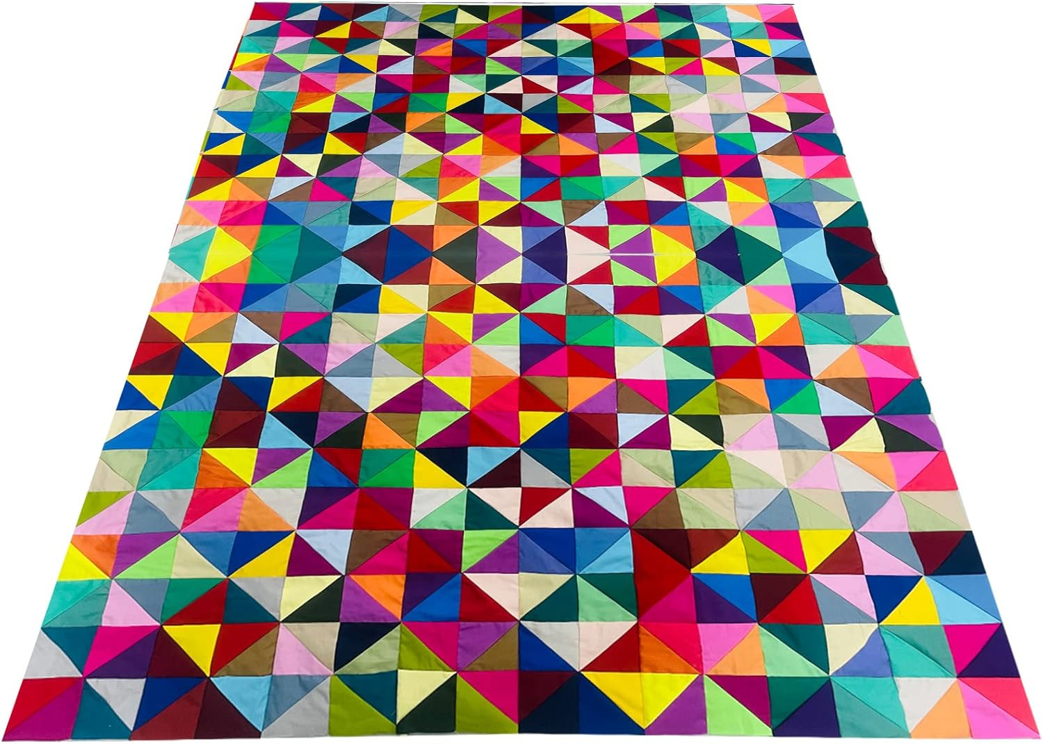 50PCS 10 x 10 inch Solid 100% Cotton Fat Quarters Fabric for Sewing and Quilting