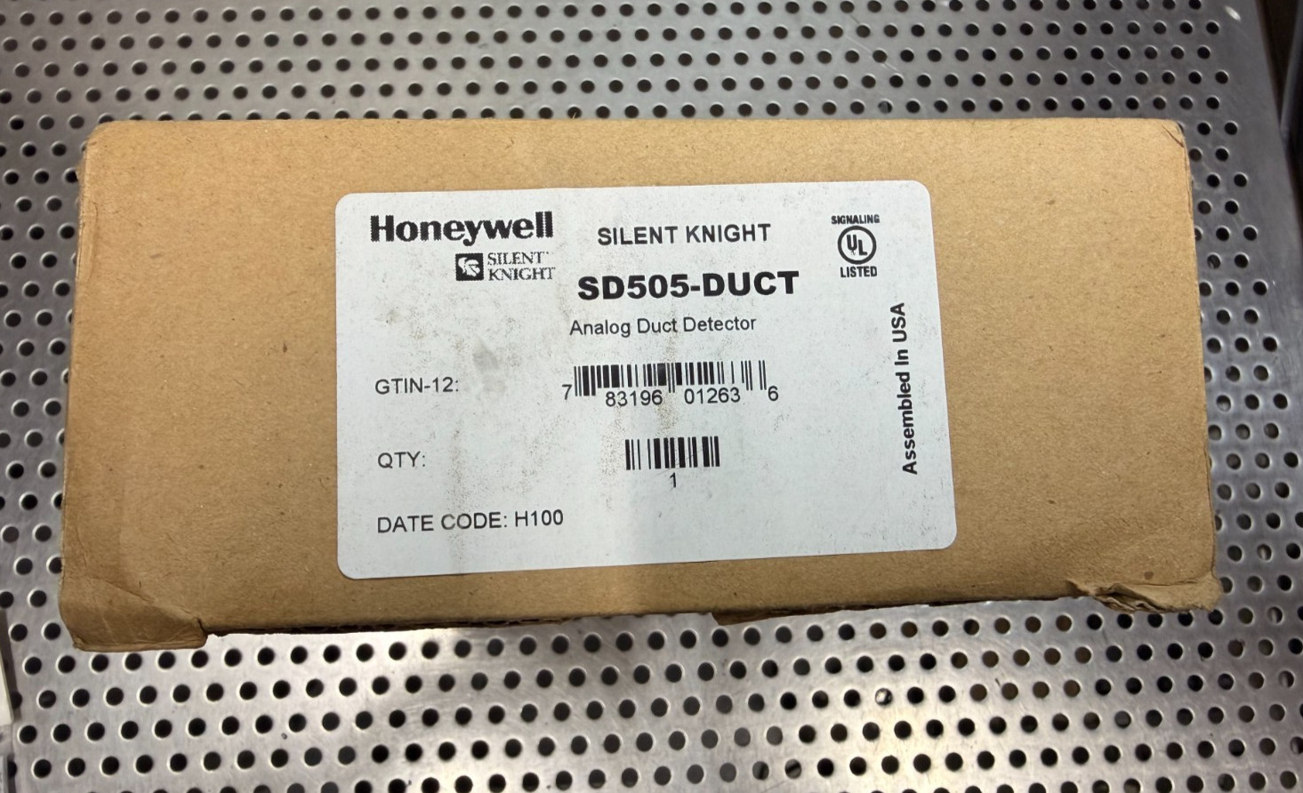NEW Honeywell Silent Knight SD505-DUCT Analog Duct Smoke Detector