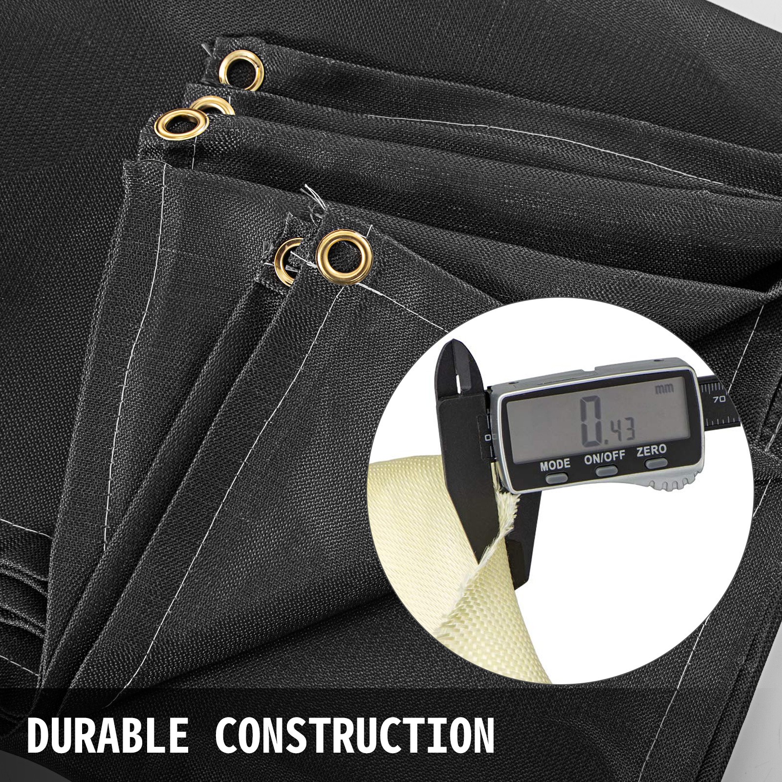 VEVOR 10′ X 10′ Welding Blanket Flame Retardant Protective Gear for Mig Tig Arc