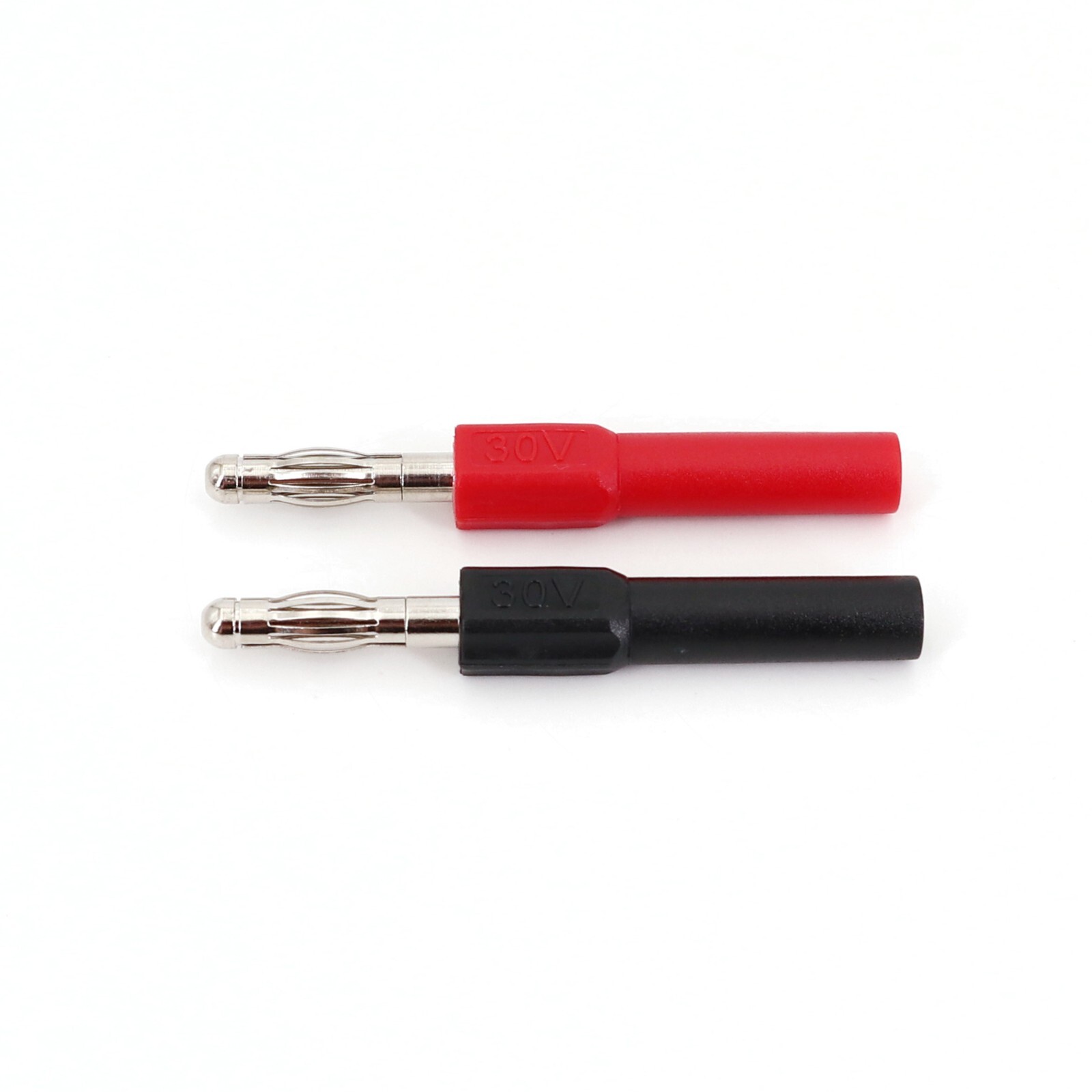 10Pcs 4mm Non-insulated Male Banana Plug to 2mm Female Jack Connector Adapter