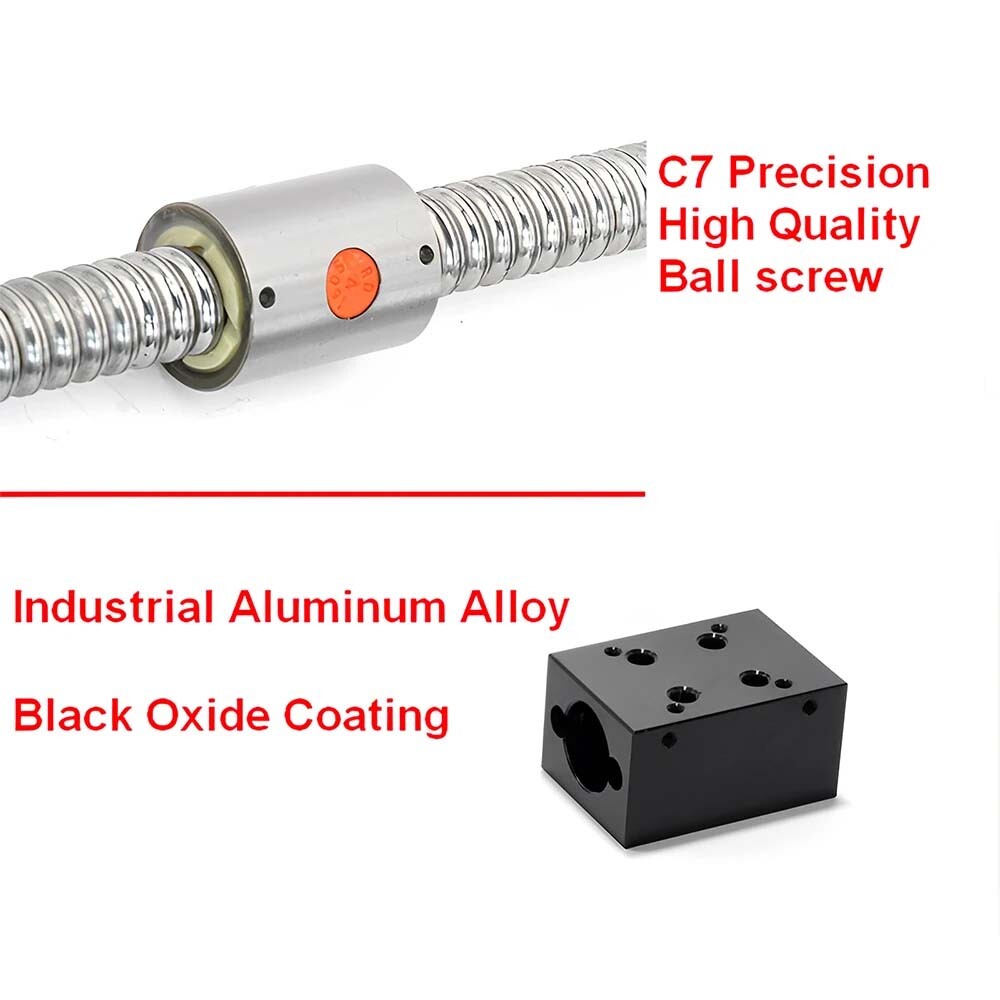 Nema23 Precision Linear Actuator Slide table 40KGload ballscrew Integrated Motor