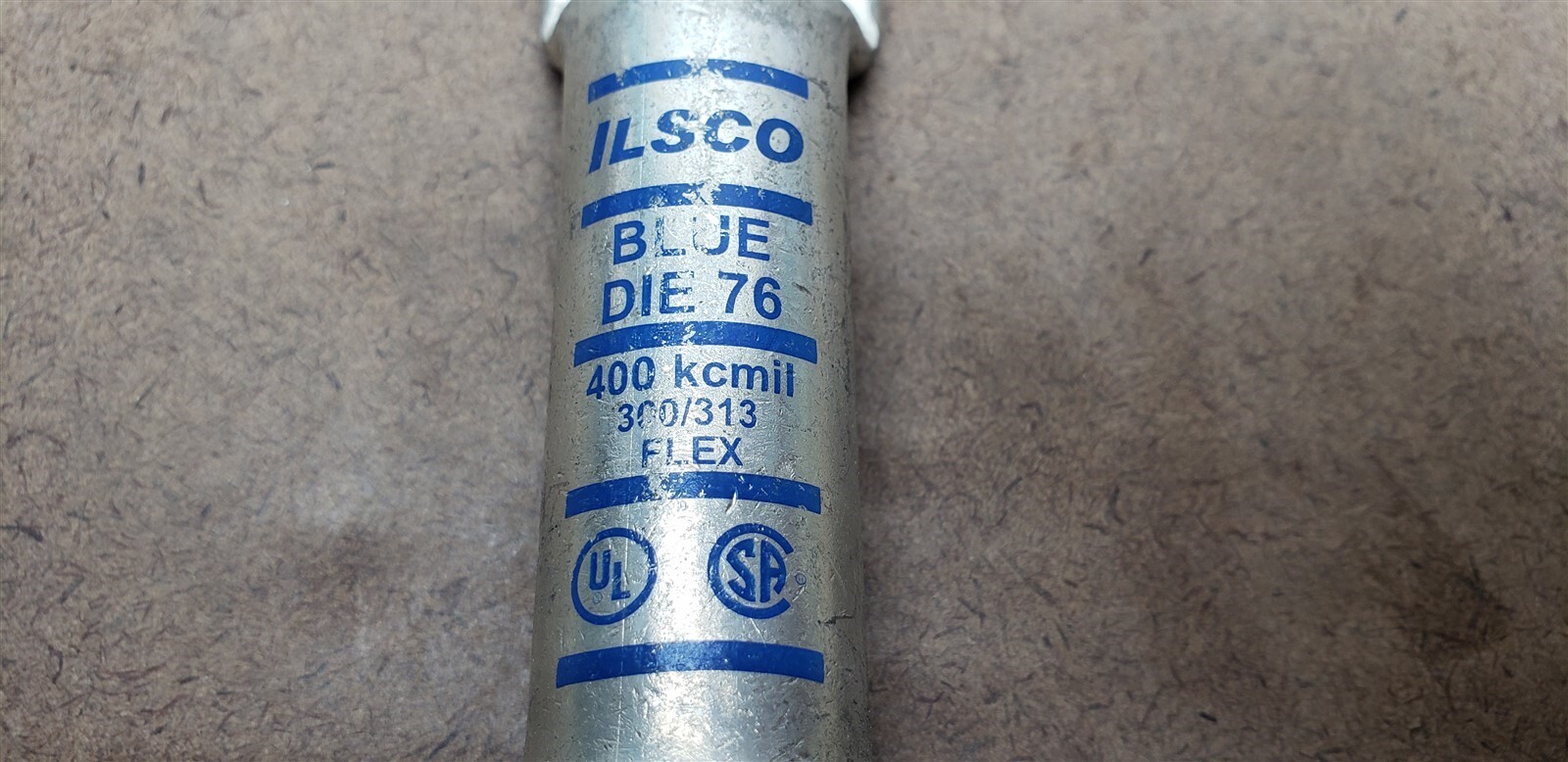 Ilsco CLNF-400-12-134 2 Hole Copper Compression Lug 1/2 x 1-3/4 300-313 Flex New