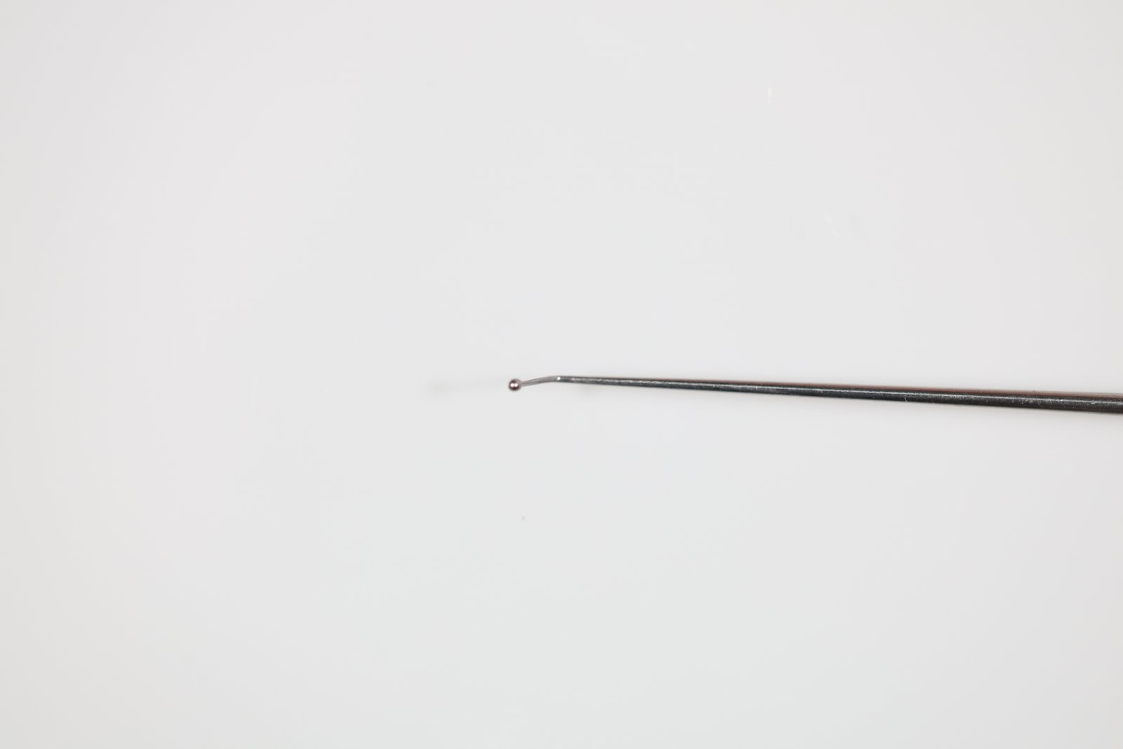 Boss 71-5117 Rhoton Ball Dissector, Angled 45°, 5mm Tip, Malleable, 7-1/2in