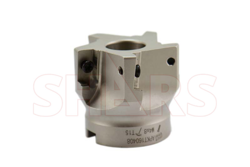2″ 90° INDEXABLE FACE MILL CUTTER + 10PCS APKT 1604 INSERT NEW #[