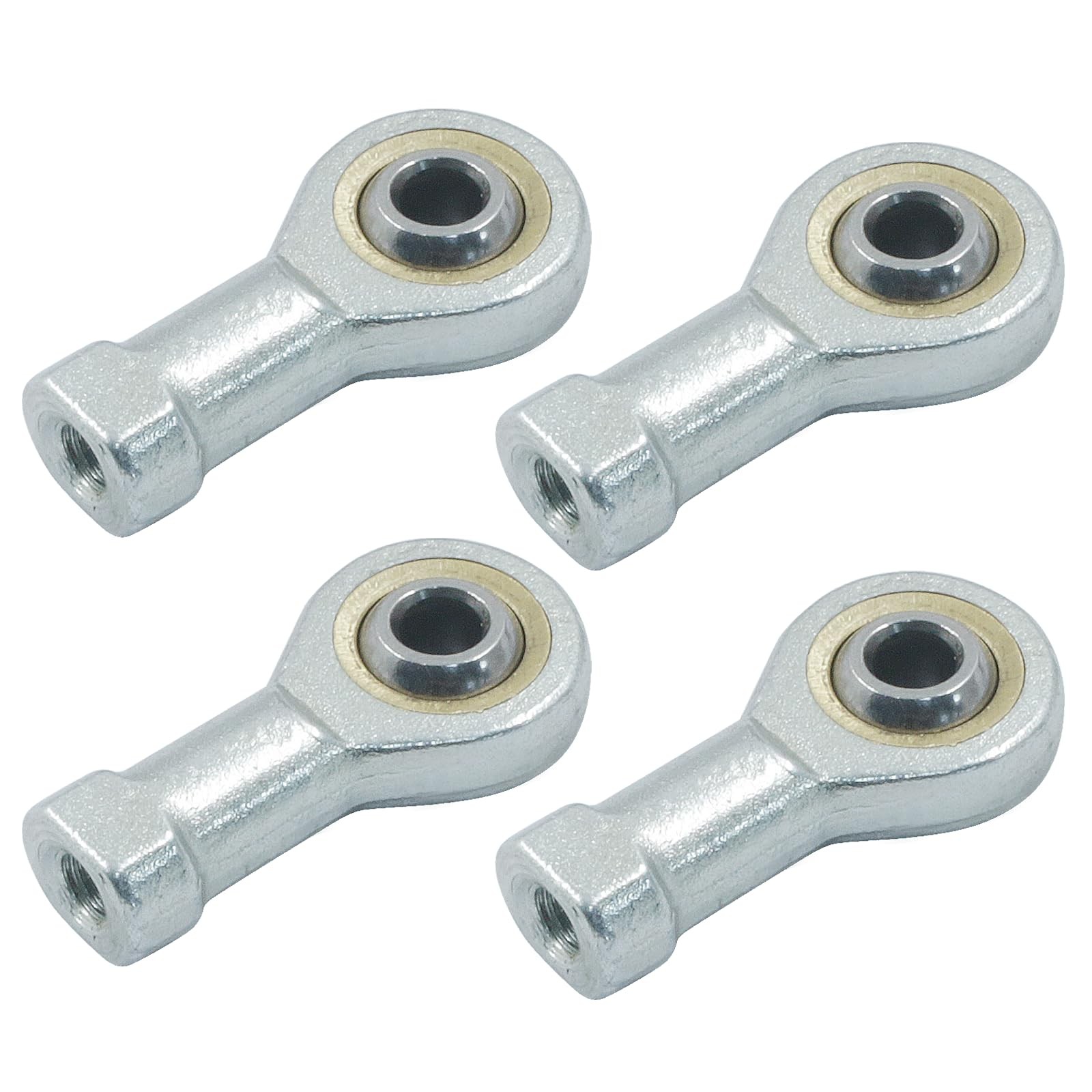 PHITUODA 3/16″ 5mm Inside Dia Rod End Bearing Self Lubricating, M5 x 0.8 Fema…