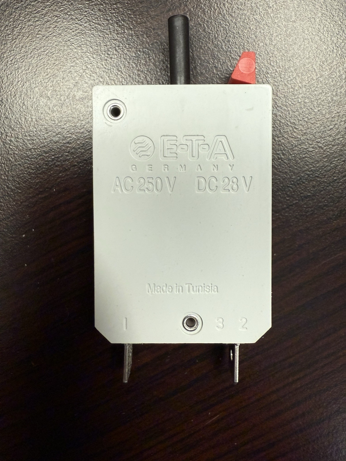 Thermal Overcurrent Circuit Breaker Manual Release 25A E-T-A 127-P10-H-KF