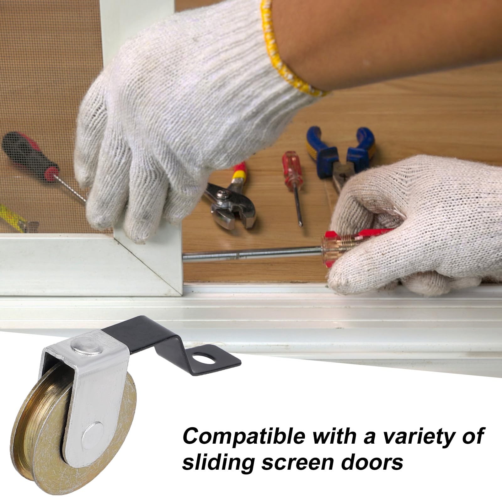 4 Pcs Sliding Screen Door Tension Springs for College as shown in the picture