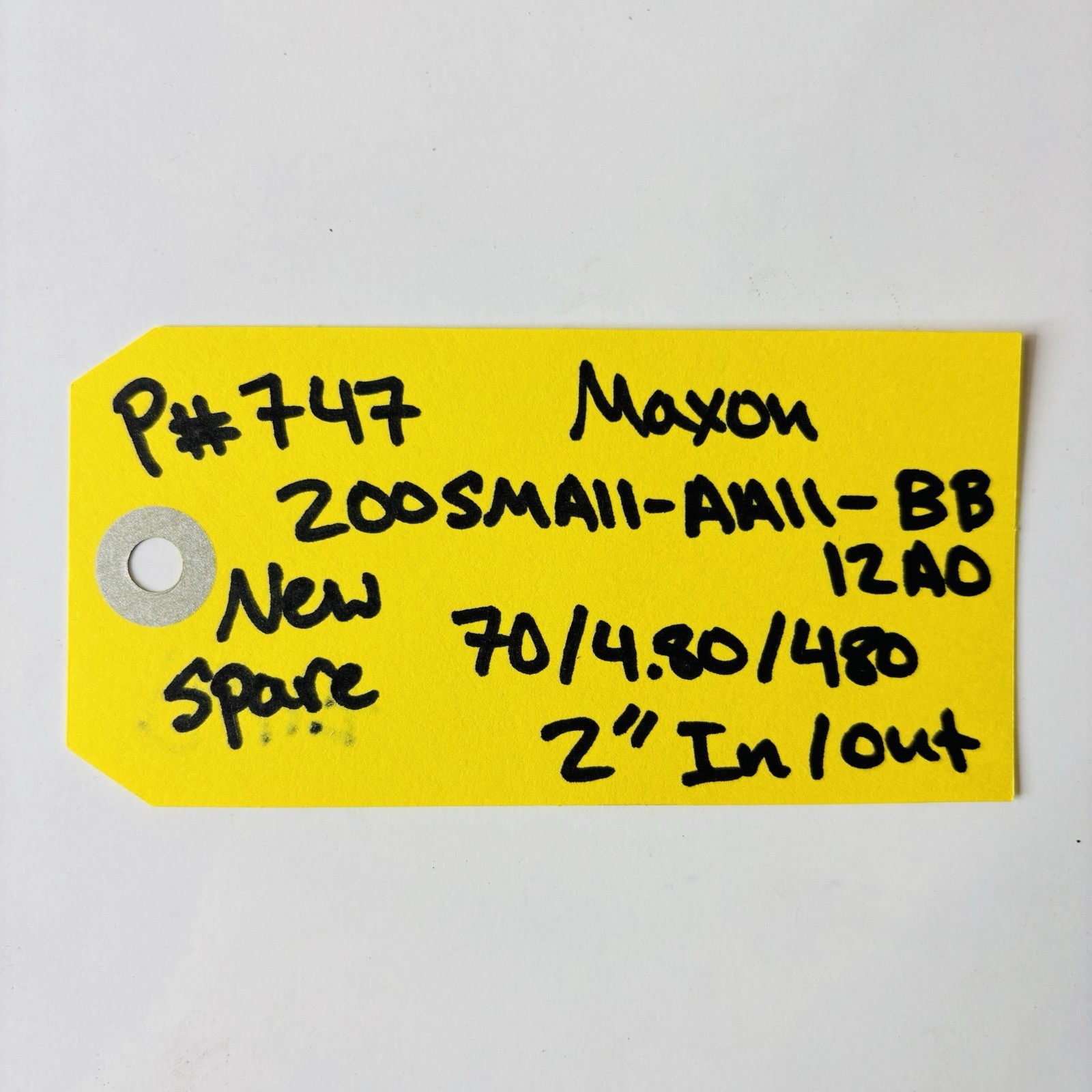 Maxon 200SMA11-AA11-BB12A0 2″ Normally Closed Gas Valve – New