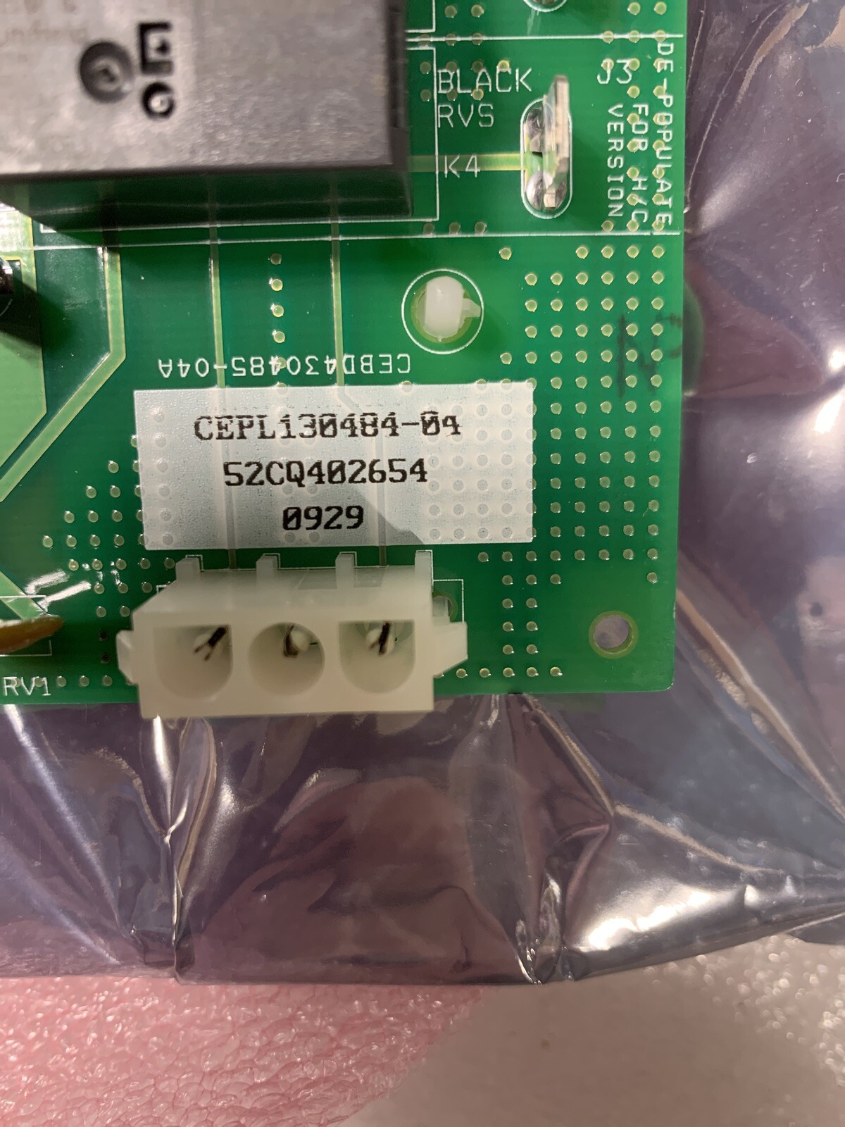CARRIER PTAC Control Board 52CQ402654 *NEW*