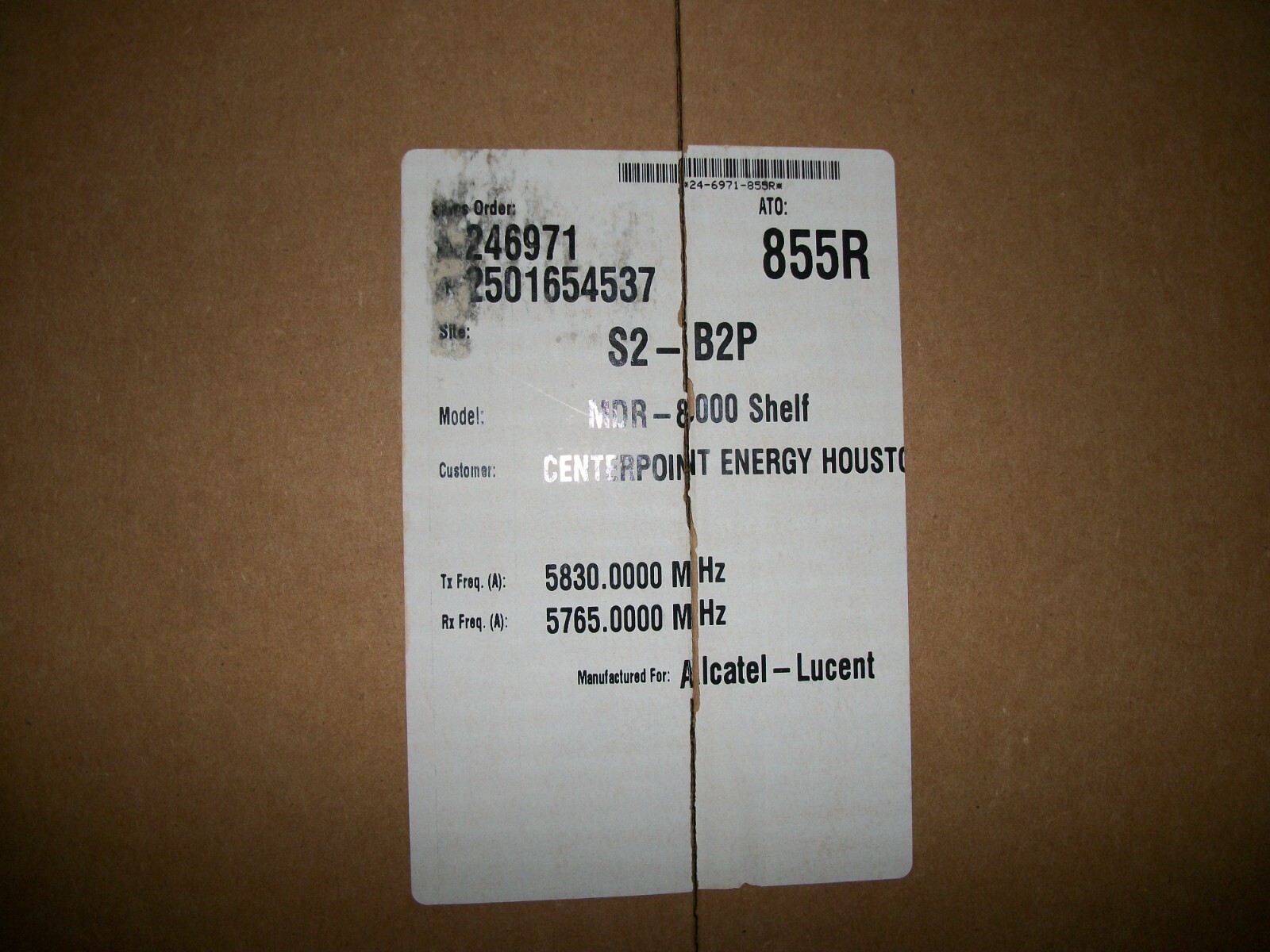 LOT OF 2 NEW ALCATEL LUCENT MDR-8000 MDR -8705EU-50 COAXIAL MICROWAVE RADIO