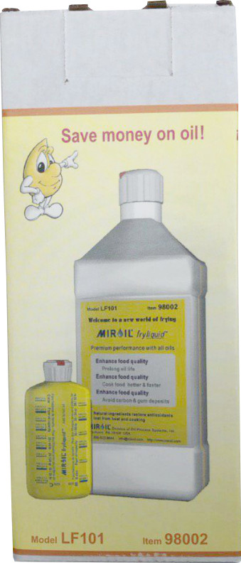Miroil FryLiquid, BULK SAVER, LF1201 Pack of 12 x 1 Liter, Fry Oil Extender