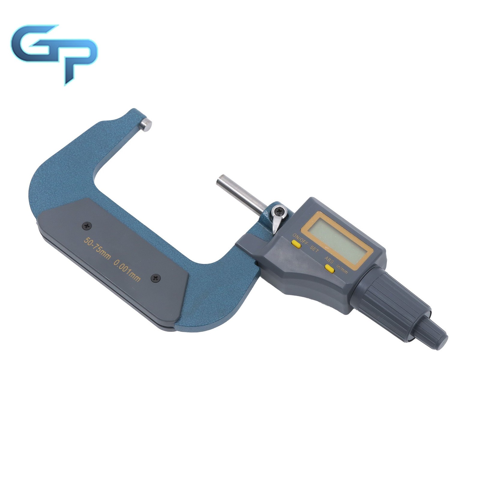 2-3″ 0.00005″ Digital Large LCD Display Outside Micrometer Carbide Tip 50-75mm