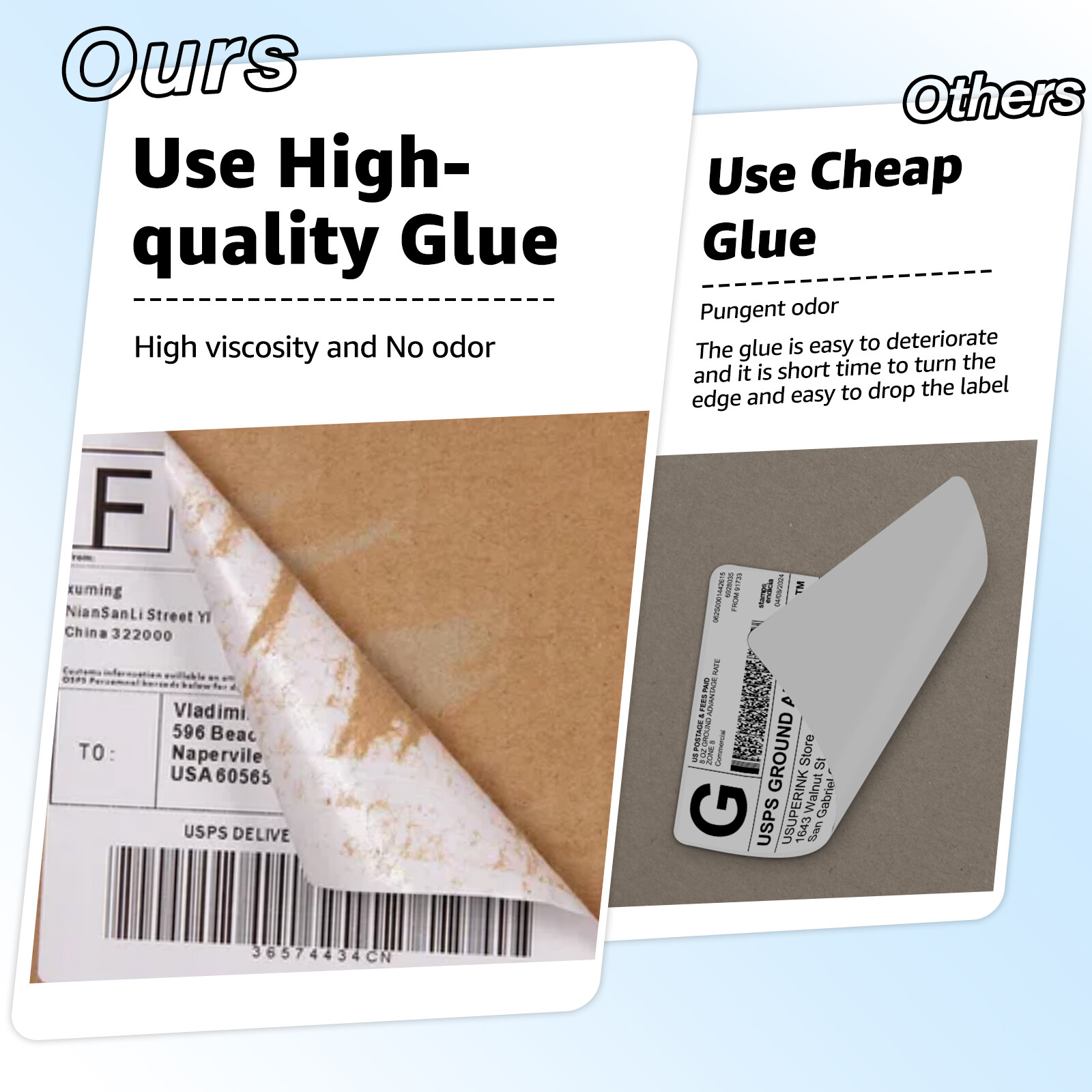 30PK 17mm*54mm DK-1204 Mult Purpose Thermal Paper Label Fit for Brother QL-570VM