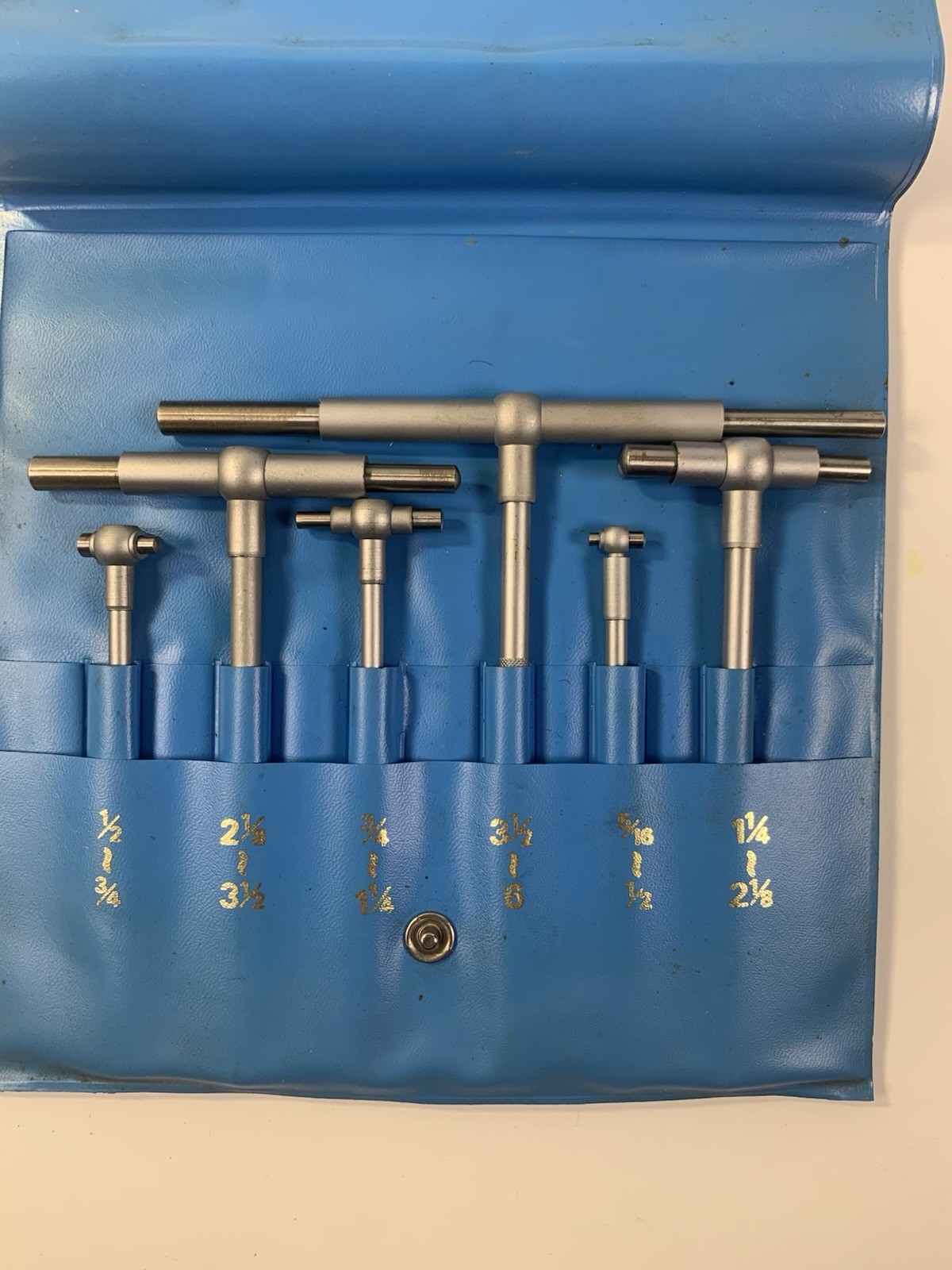 Vintage 6 Piece Telescoping Gage Set • MACHINIST TOOLS- Made in USA