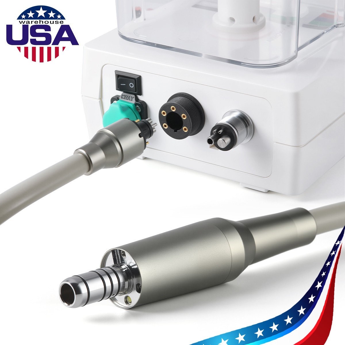 NSK Style Dental Brushless LED Electric Micro Motor/1:1/1:5 Increasing Handpiece