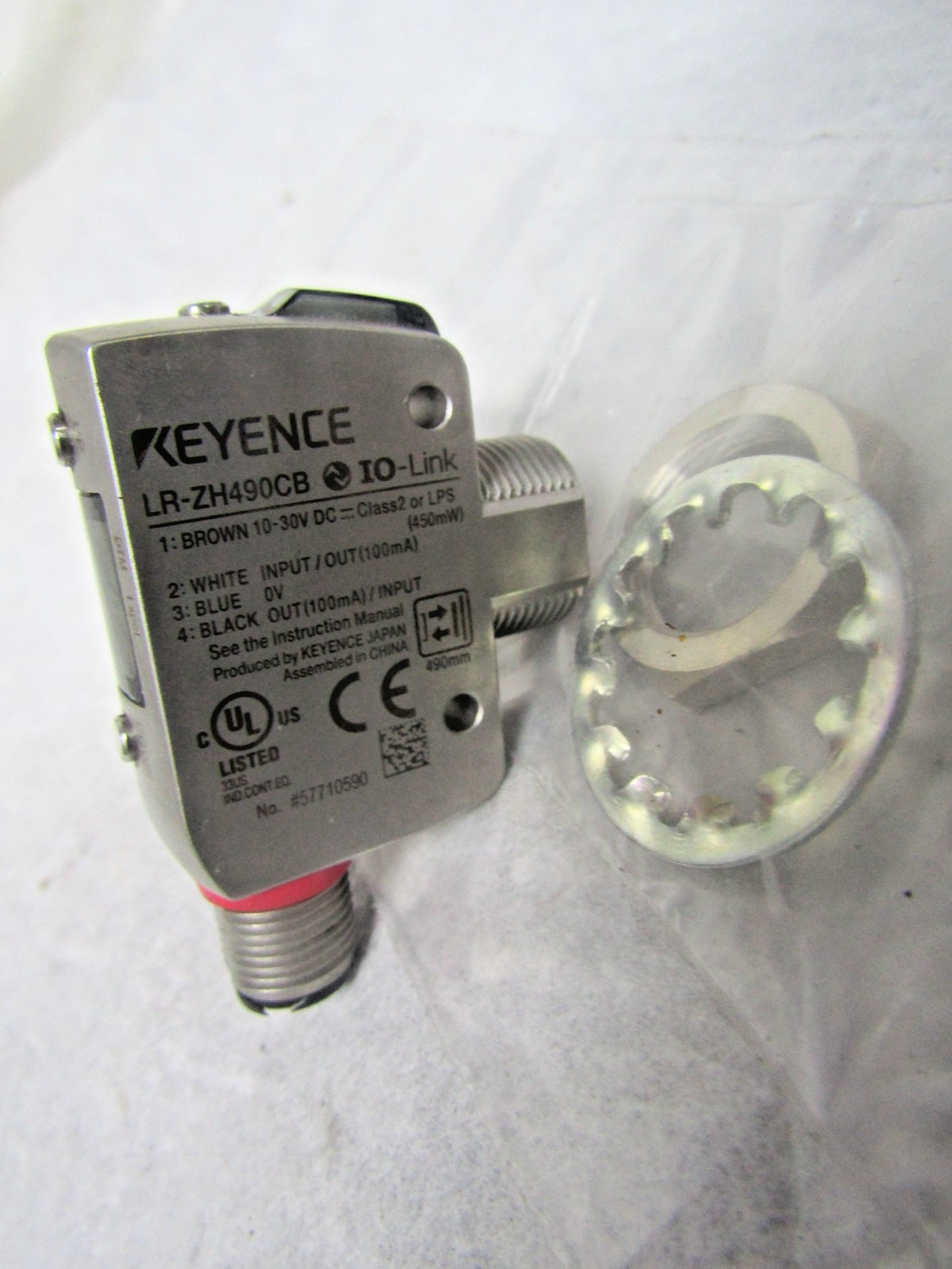 ✌️NEW KEYENCE LR-ZH490CB LASER SENSOR