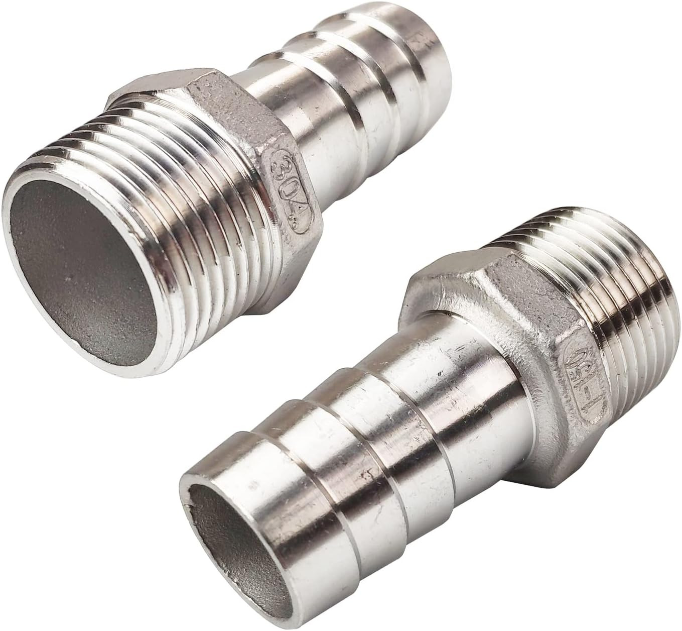 2″(50Mm) Hose Barb to 2″ NPT Male Threaded- Stainless Steel Hose Fitting Connect