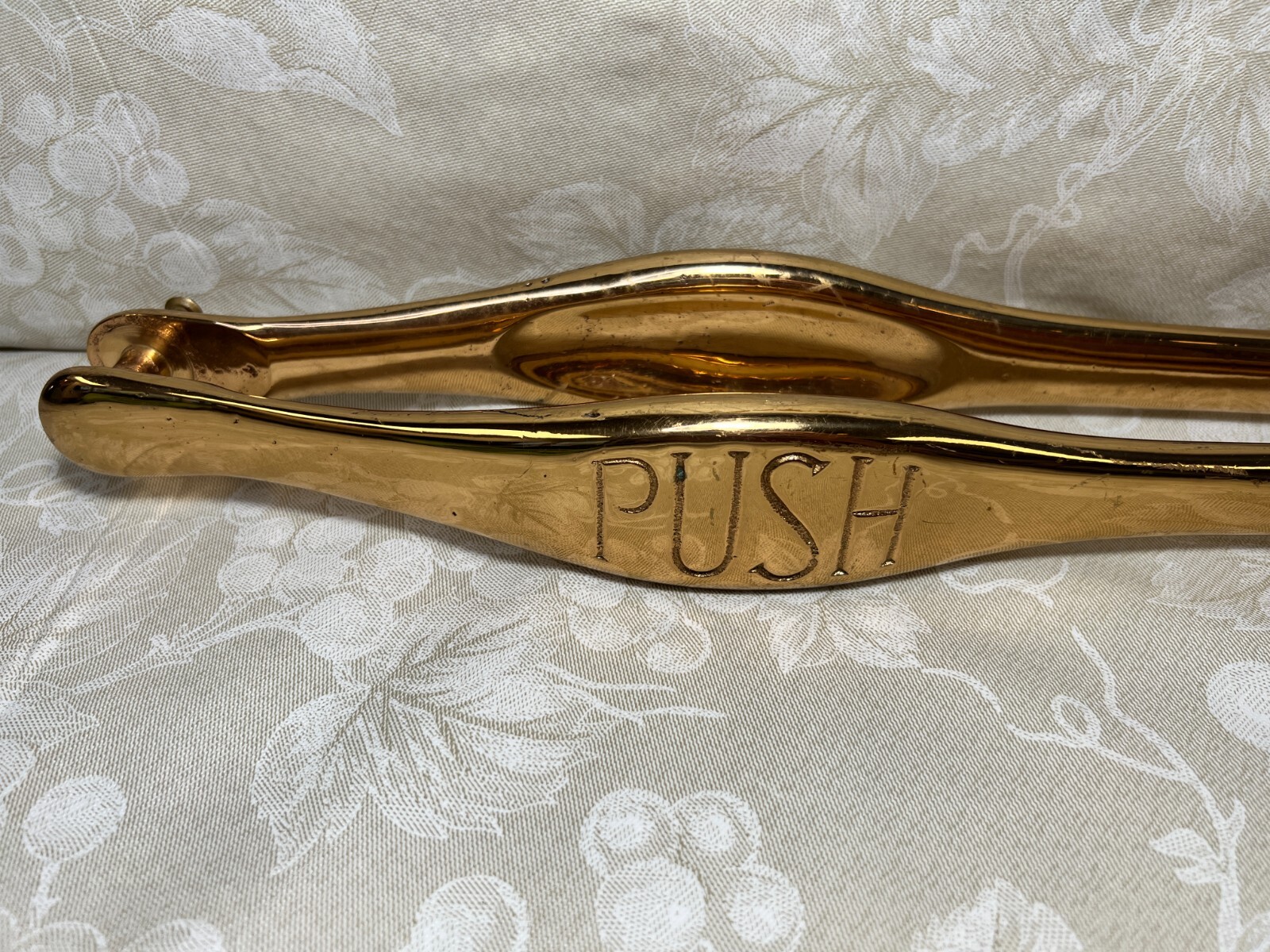 Heavy Door Brass Push Bar Handle – Commercial Grade