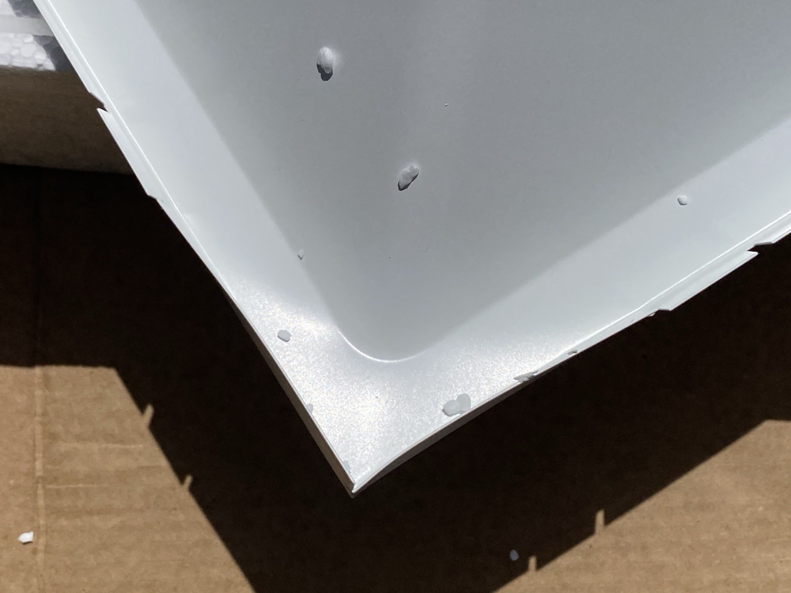 *DMGED* 24″ x 24″ Steel T-Bar Drop Ceiling Lay in Air Supply Diffuser w/ 6″ Neck