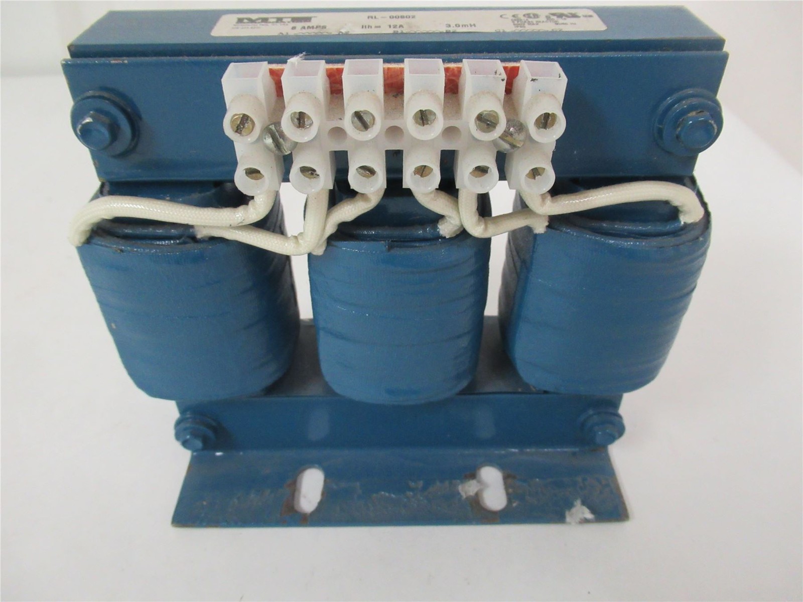 252876 Old-Stock; MTE RL-00802 Load Reactor 3mH 208 to 690VAC 8A