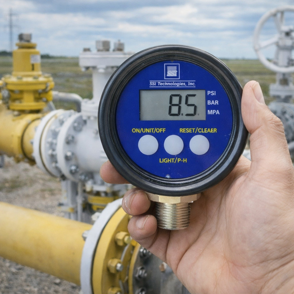 SSI Digital Media Gauge | Precision Measuring Tool | Easy-to-Read Display