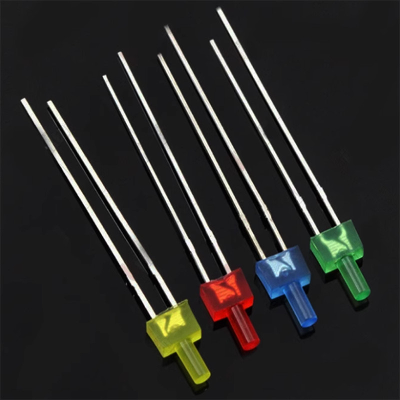 2mm Flat Top Diffused Red Yellow Blue Green White Orange Warm LED Leds Diode
