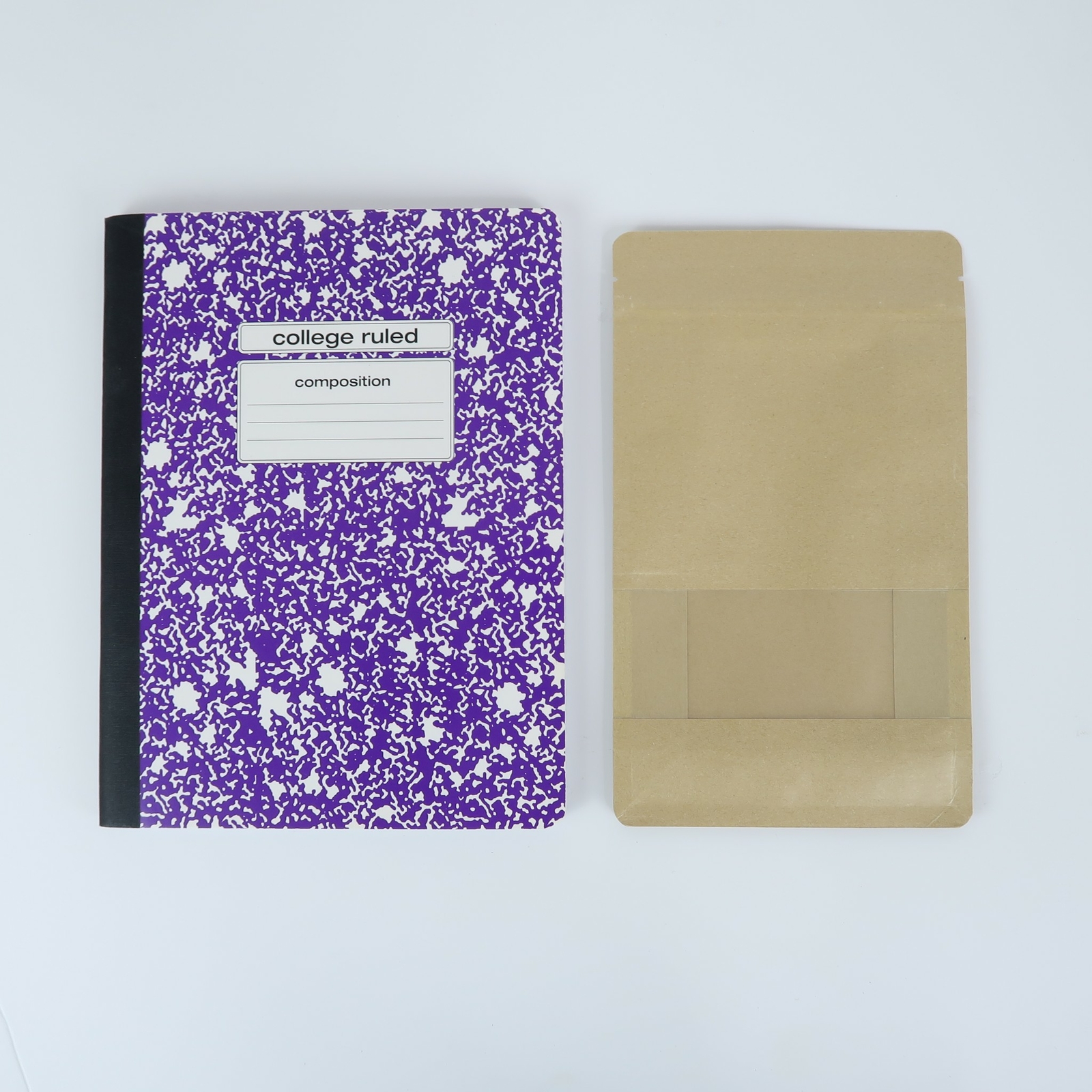 Brown Kraft Stand Up Zip Seal Bags w/Clear Window Side Gusset Multiple QTY Sizes