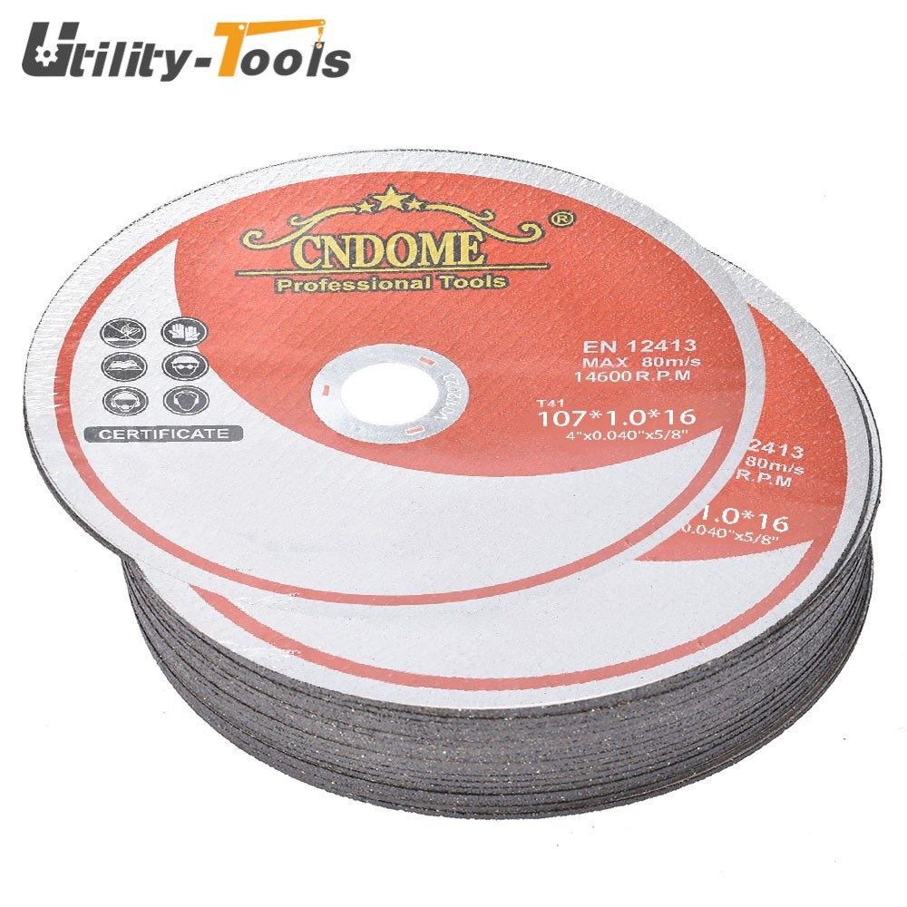 50Pcs 4″×.040″×5/8″ Cut off Wheel – Metal & Stainless Steel Thin Cutting Discs