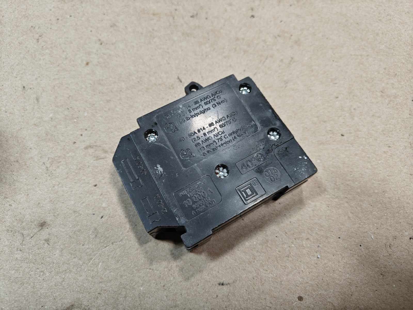 Square D HOMT1515 15 A Miniature Circuit Breaker