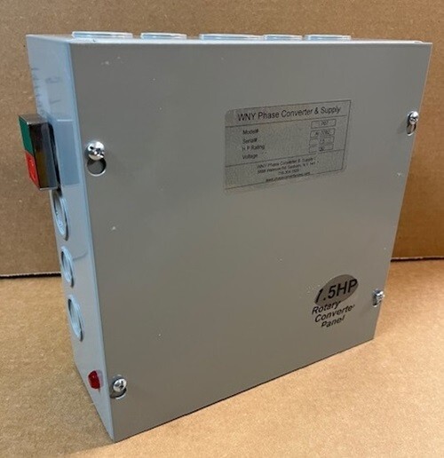 7.5 Hp phase converter control panel CONVERTER ROTARY RP07 Made in USA