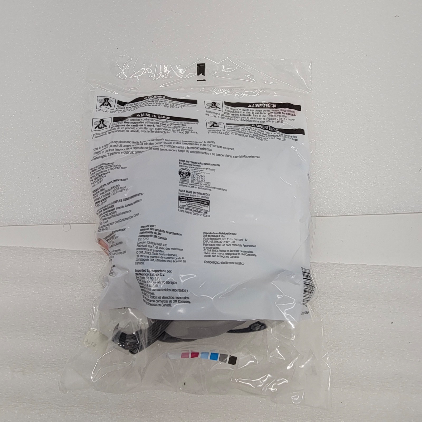 QTY (24) 3M Half Facepiece Medium Respirator Set Filter Not Included 6200/07025