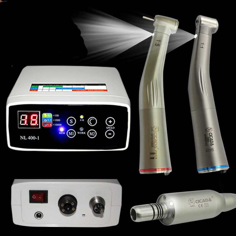 Dental E-Type Electric Motor NL400-1 fit 1:1/1:5/16:1 Contra Angle Handpiece
