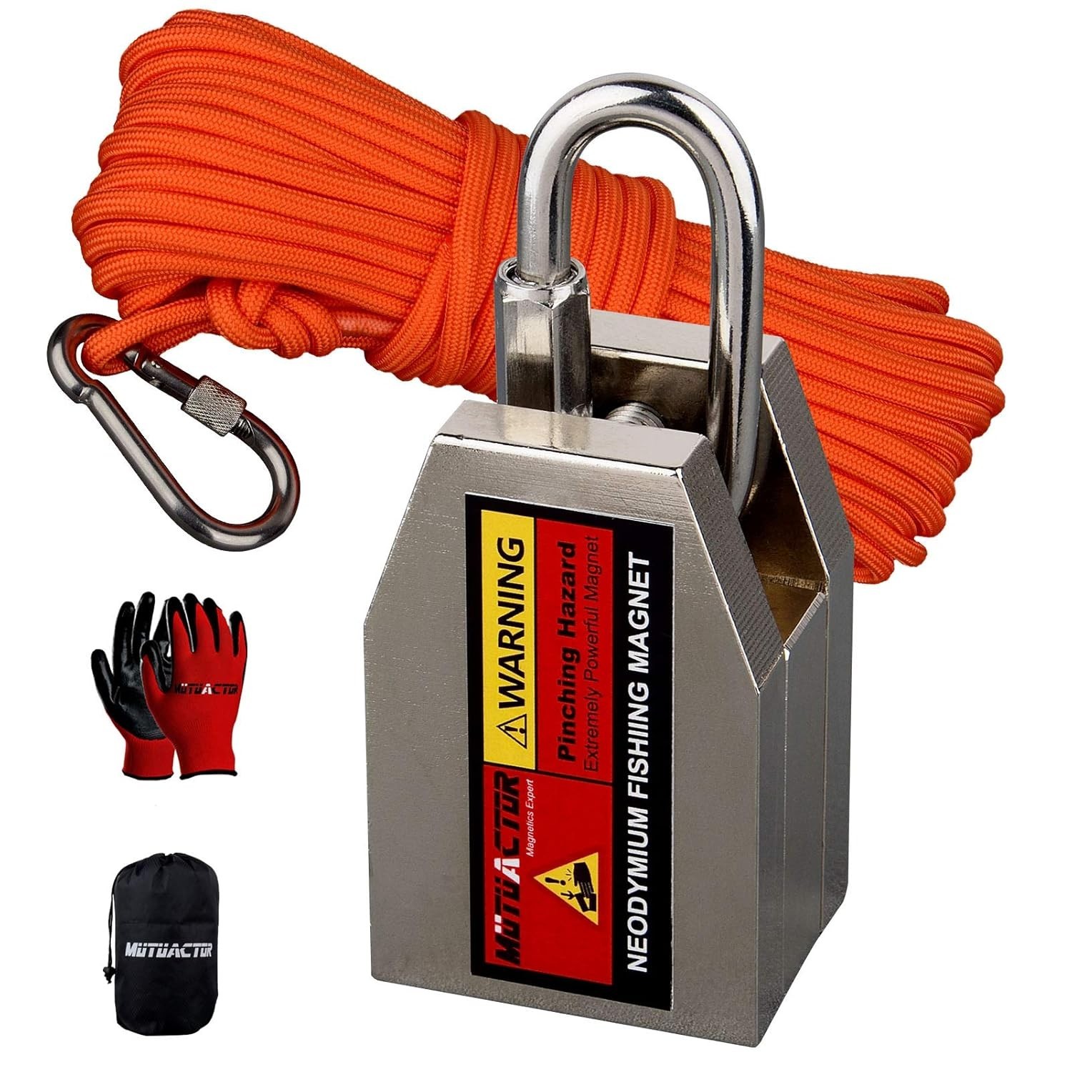 Three Sides Fishing Magnet Kit Strong Powerful Combined 1200Lb, Super Strong Neo
