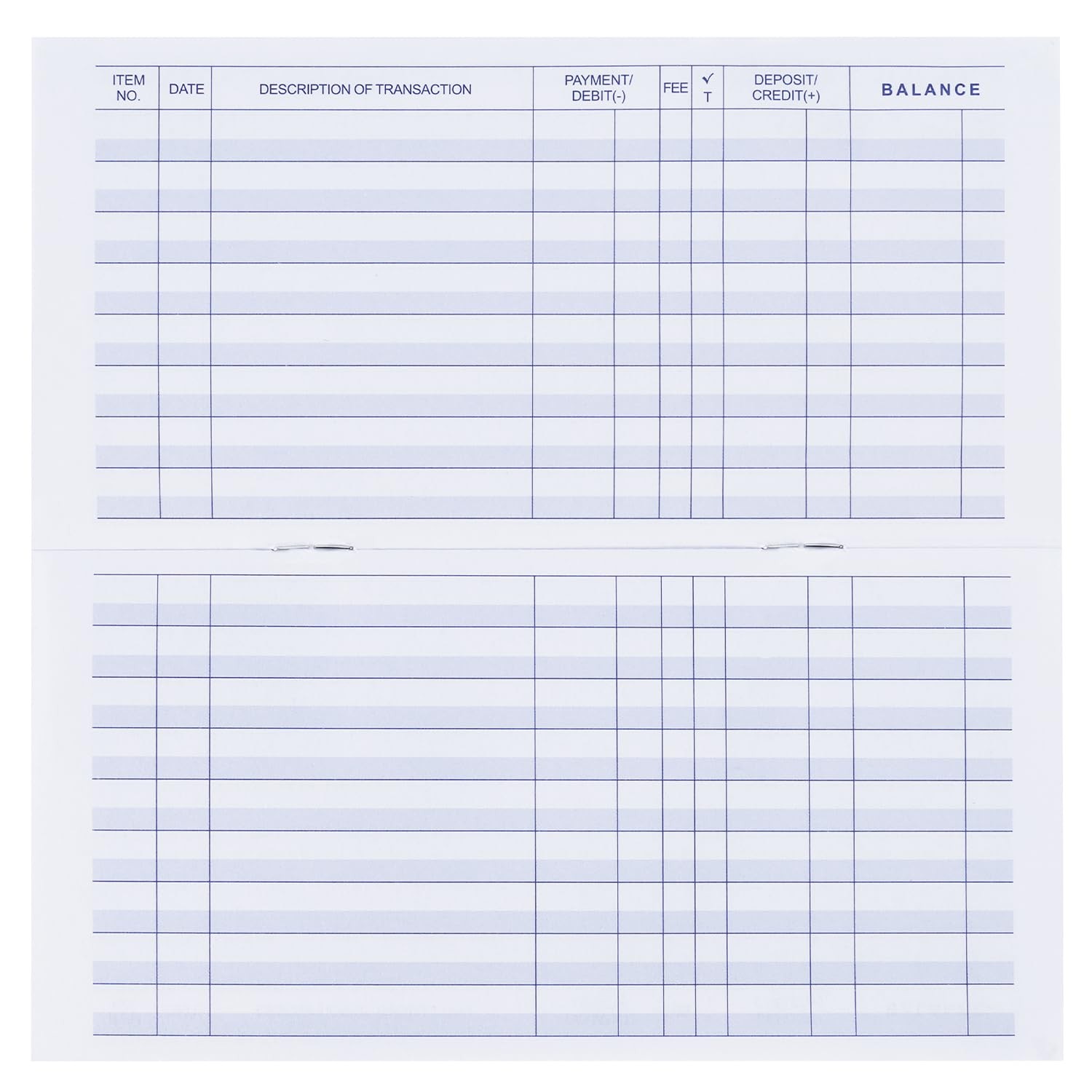 20 Pack Checkbook Register, Check Registers for Personal, Blank Ledger 20PCS