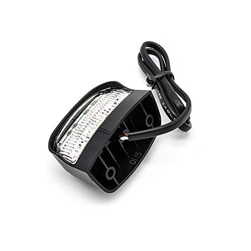 3″x1.6″ Surface-Mount 4 LED Trailer License Plate Lights Black 10V-30V DOT/SAE
