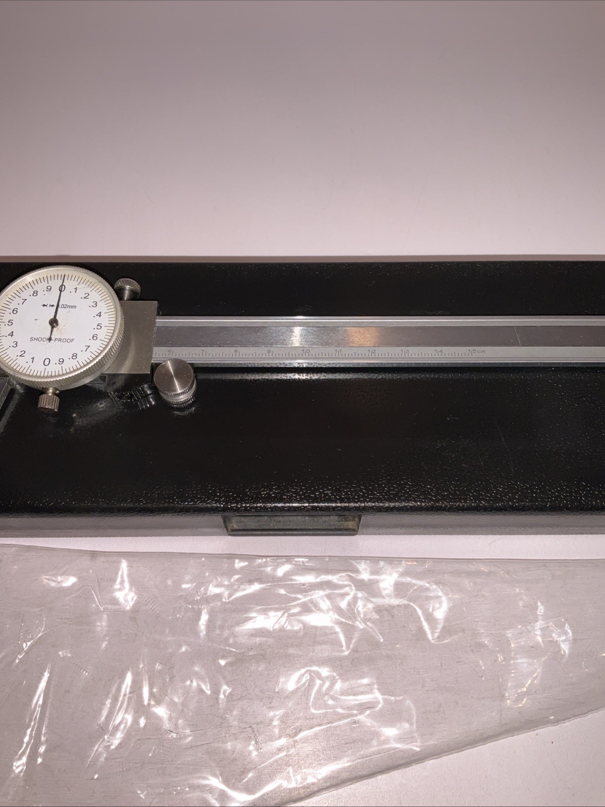 6” 150mm Dial Caliper 0.02mm Shock Proof Stainless Steel w/ Case Metric