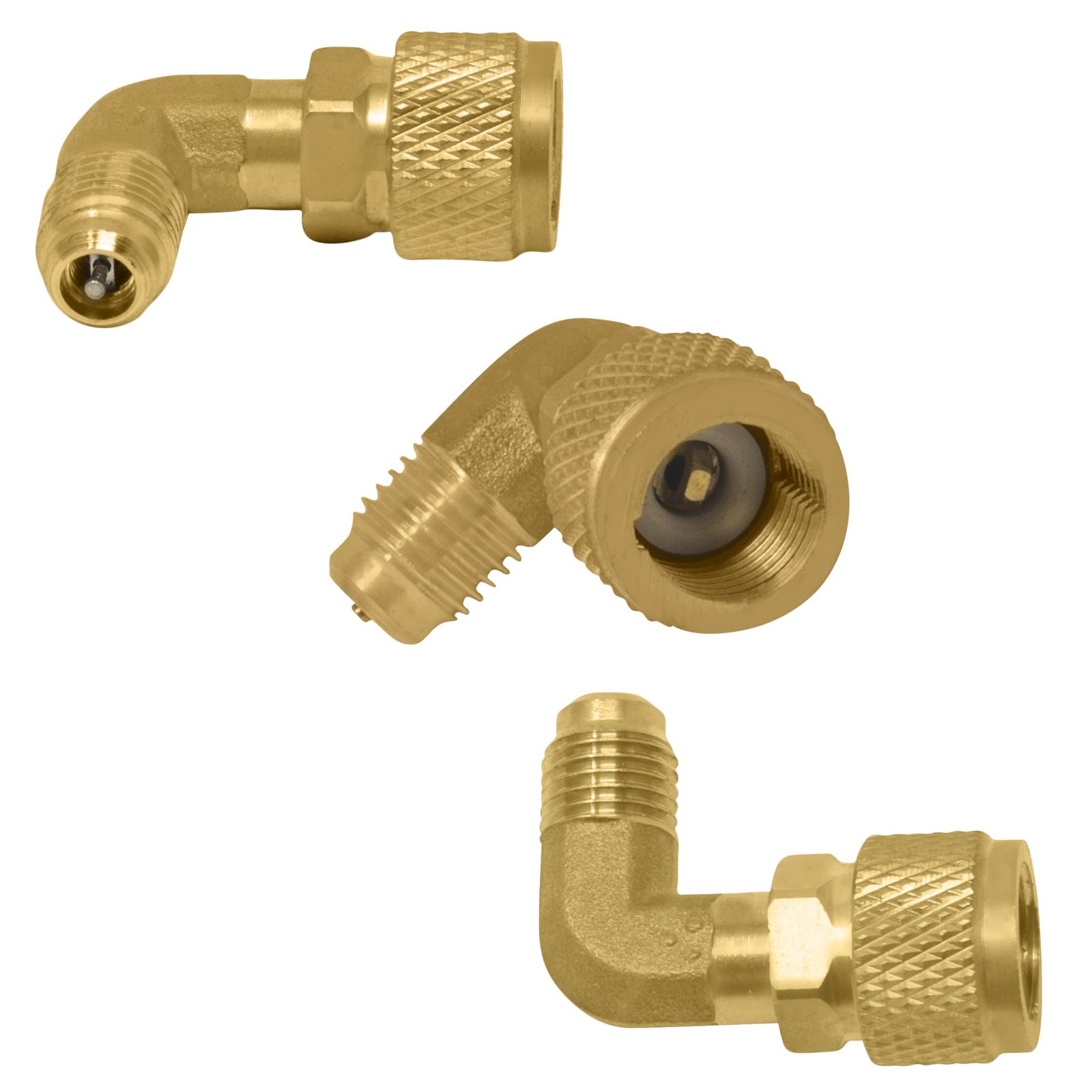 AC Leak Sealer Injector Hose Dual Ball Valve Kit HVAC Sealant Injector Tool