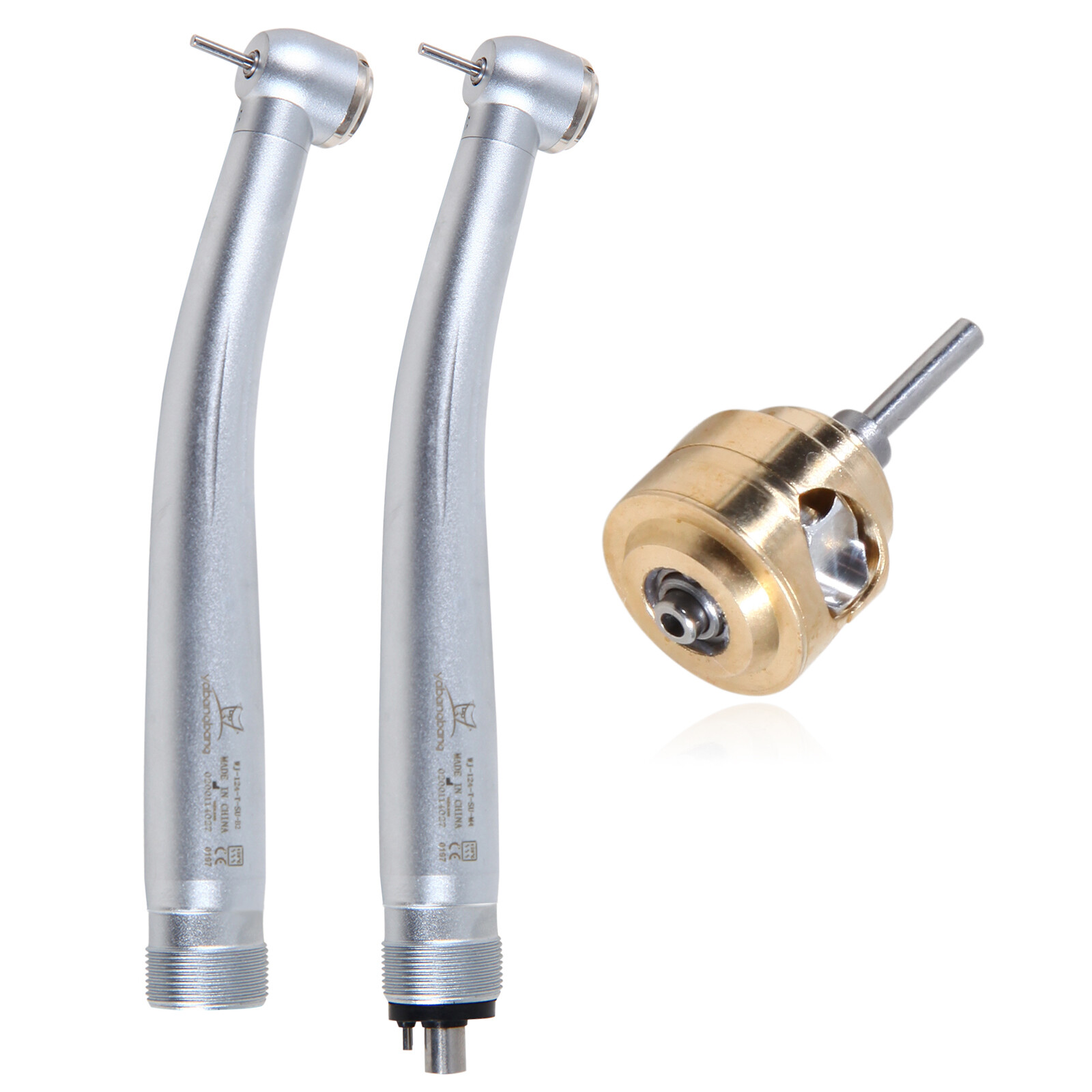 Dental High Speed Turbine Handpiece Push Button Big Head 2/4Holes Fit NSK YDA4
